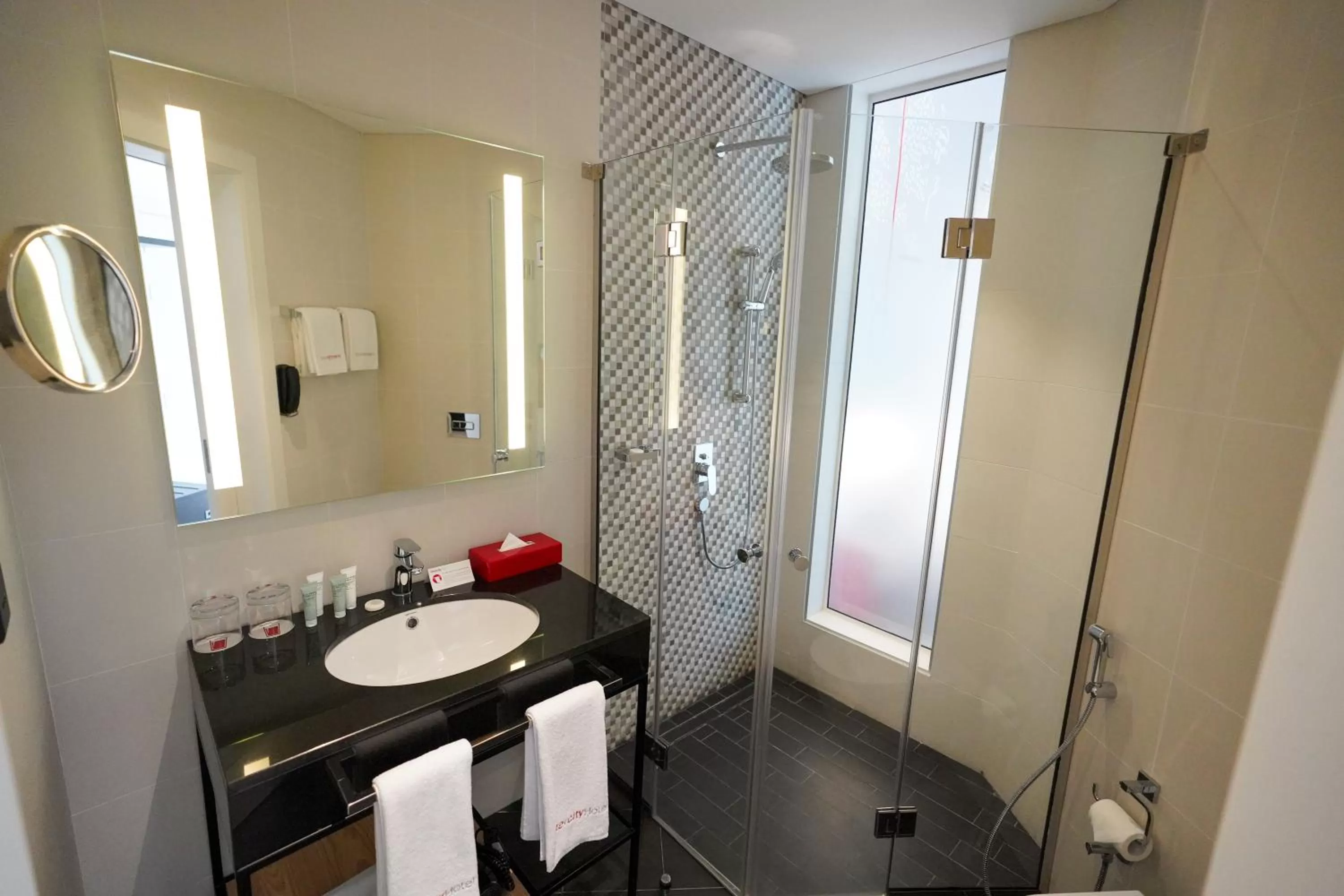Bathroom in IntercityHotel Dubai Jaddaf Waterfront
