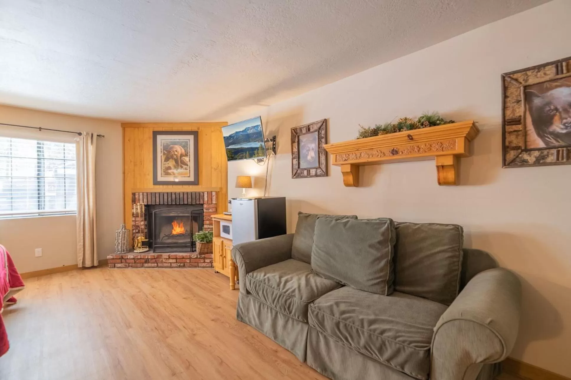 Seating area in Black Forest Lodge