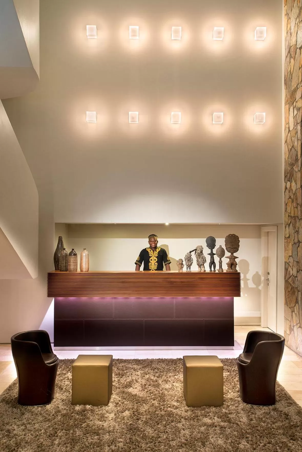 Facade/entrance in Labadi Beach Hotel