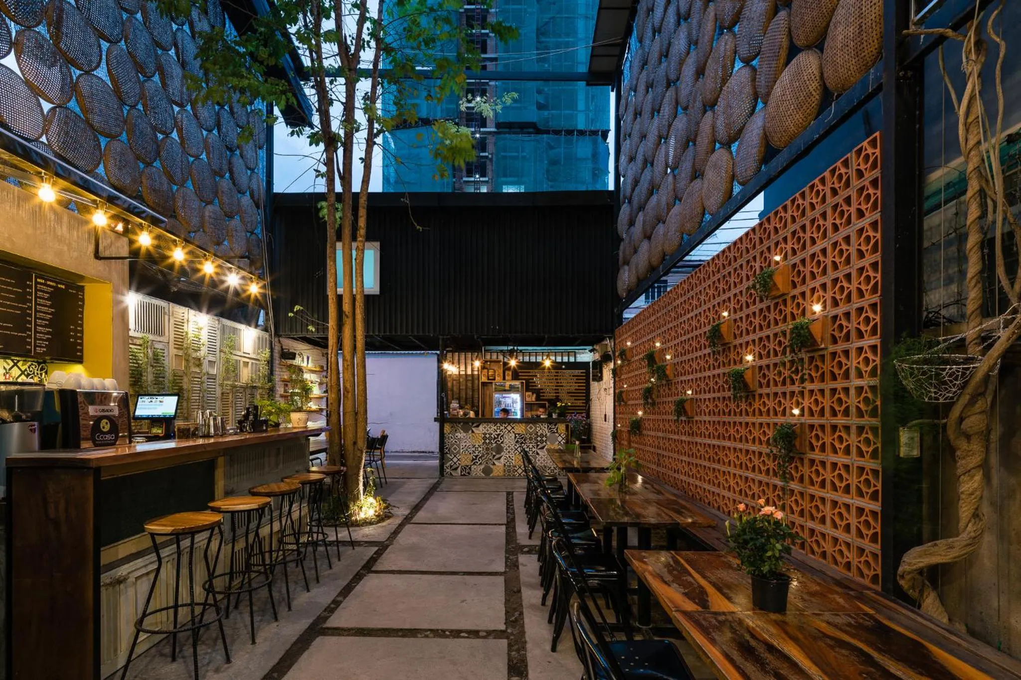 Patio in Ccasa Hostel