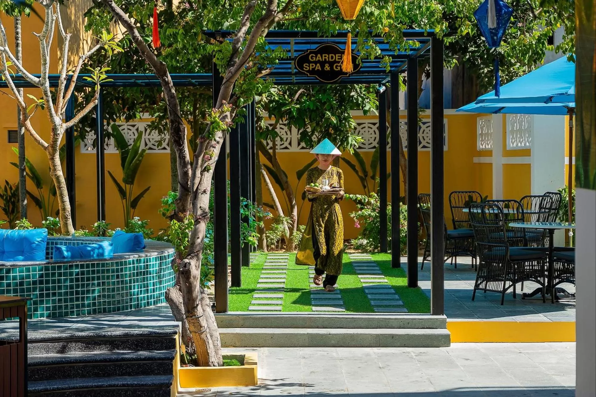 Garden in La Charm Hoi An Hotel & Spa