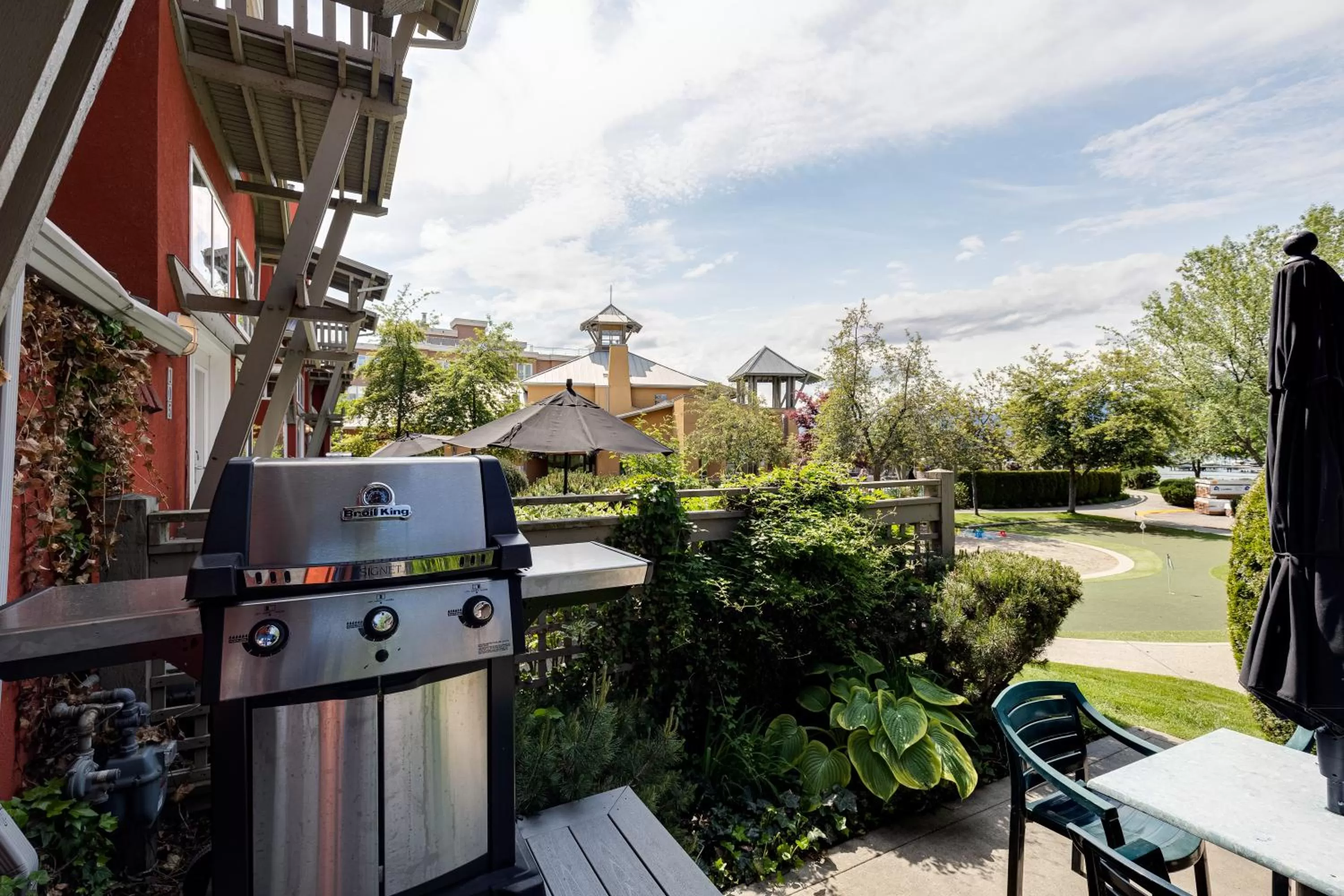 Patio in Manteo at Eldorado Resort