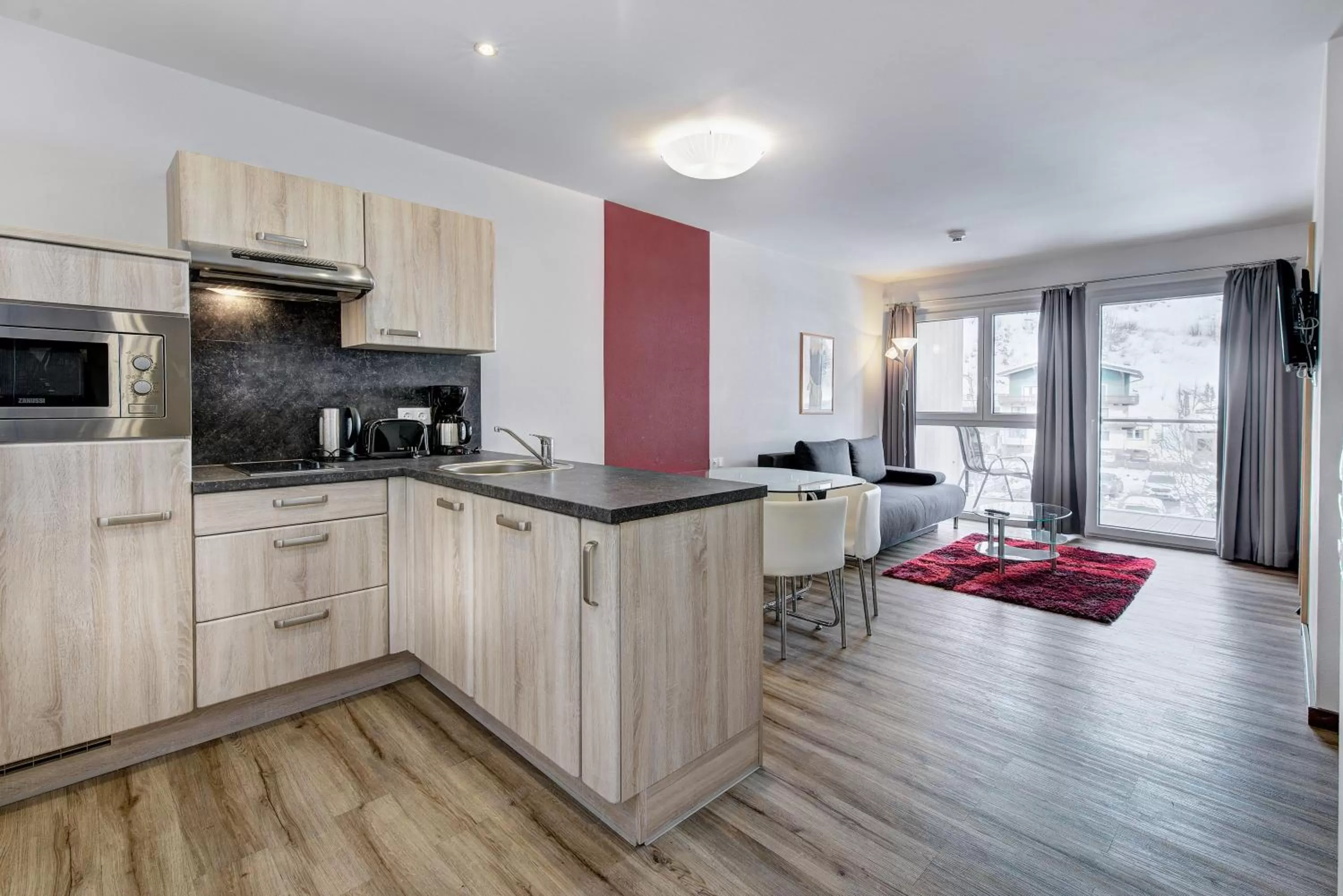 Kitchen or kitchenette in Lorivita Residenz Saalbach