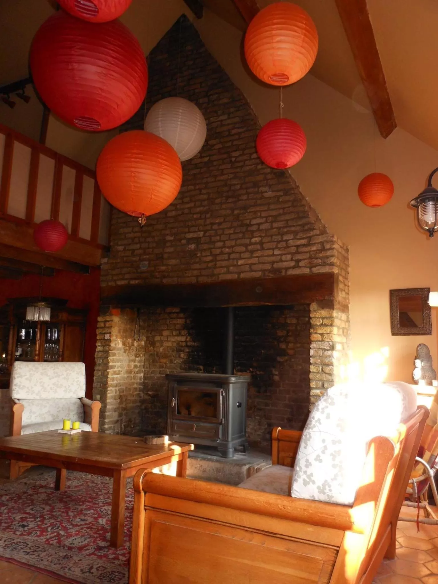 Living room in Chambres d'hôtes du chemin de la maison blanche