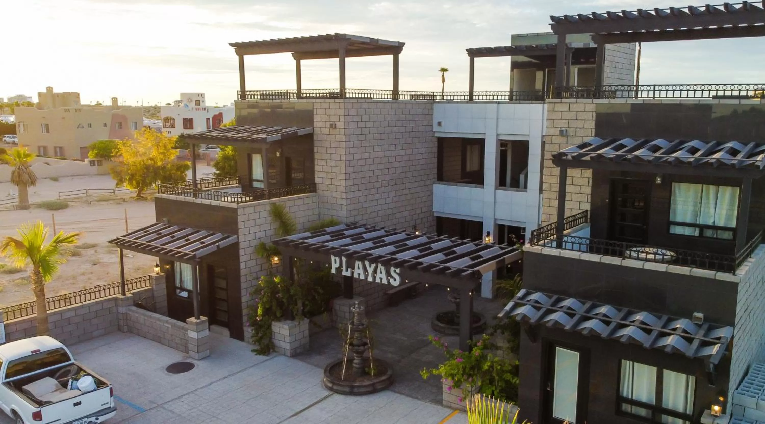 Property building in Playas Hotel Suites