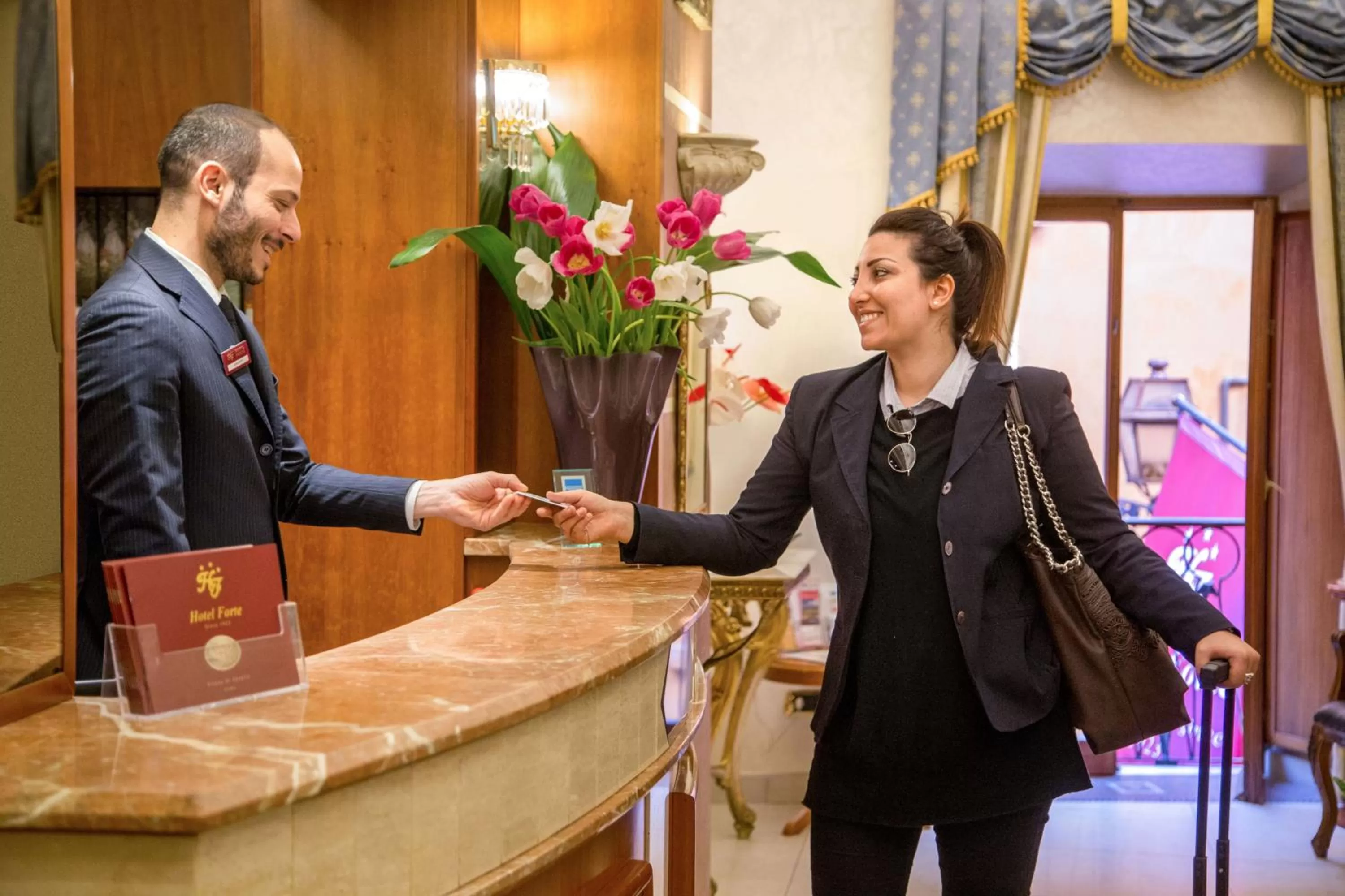 Lobby or reception in Hotel Forte