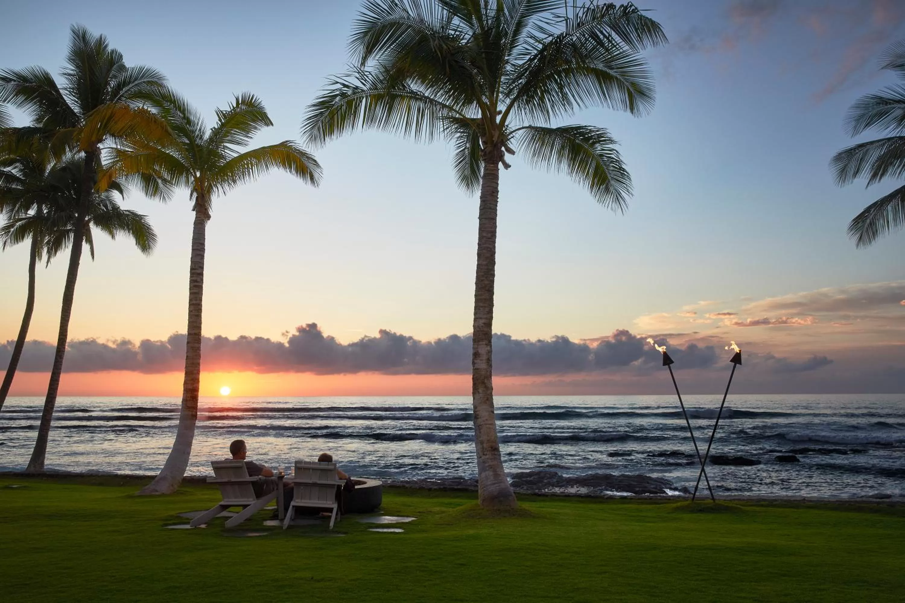 Seating area in Mauna Lani, Auberge Collection