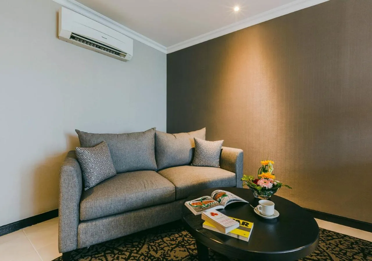 Seating area in Kristal Hotel Jakarta