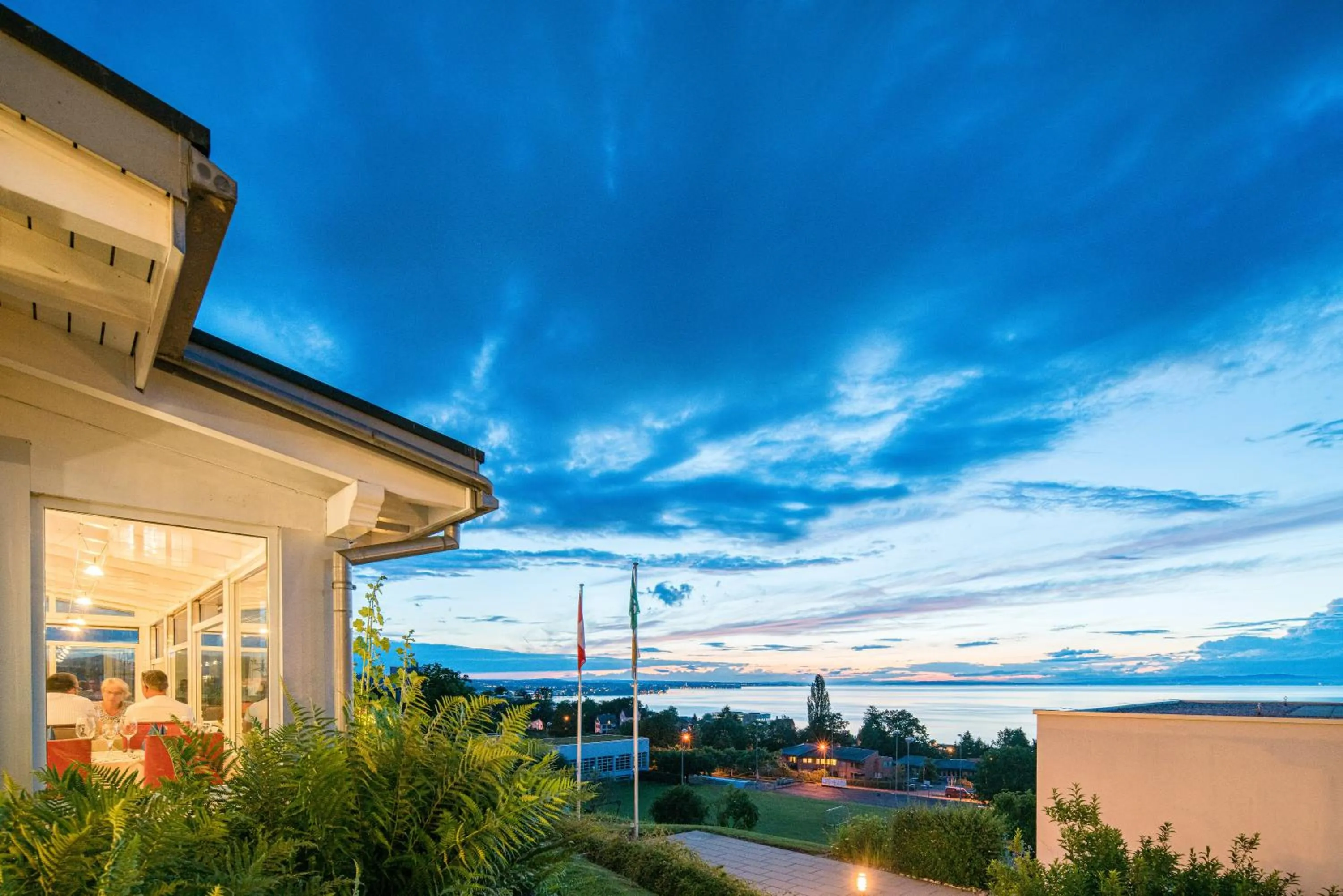 Lake view in Best Western Hotel Rebstock