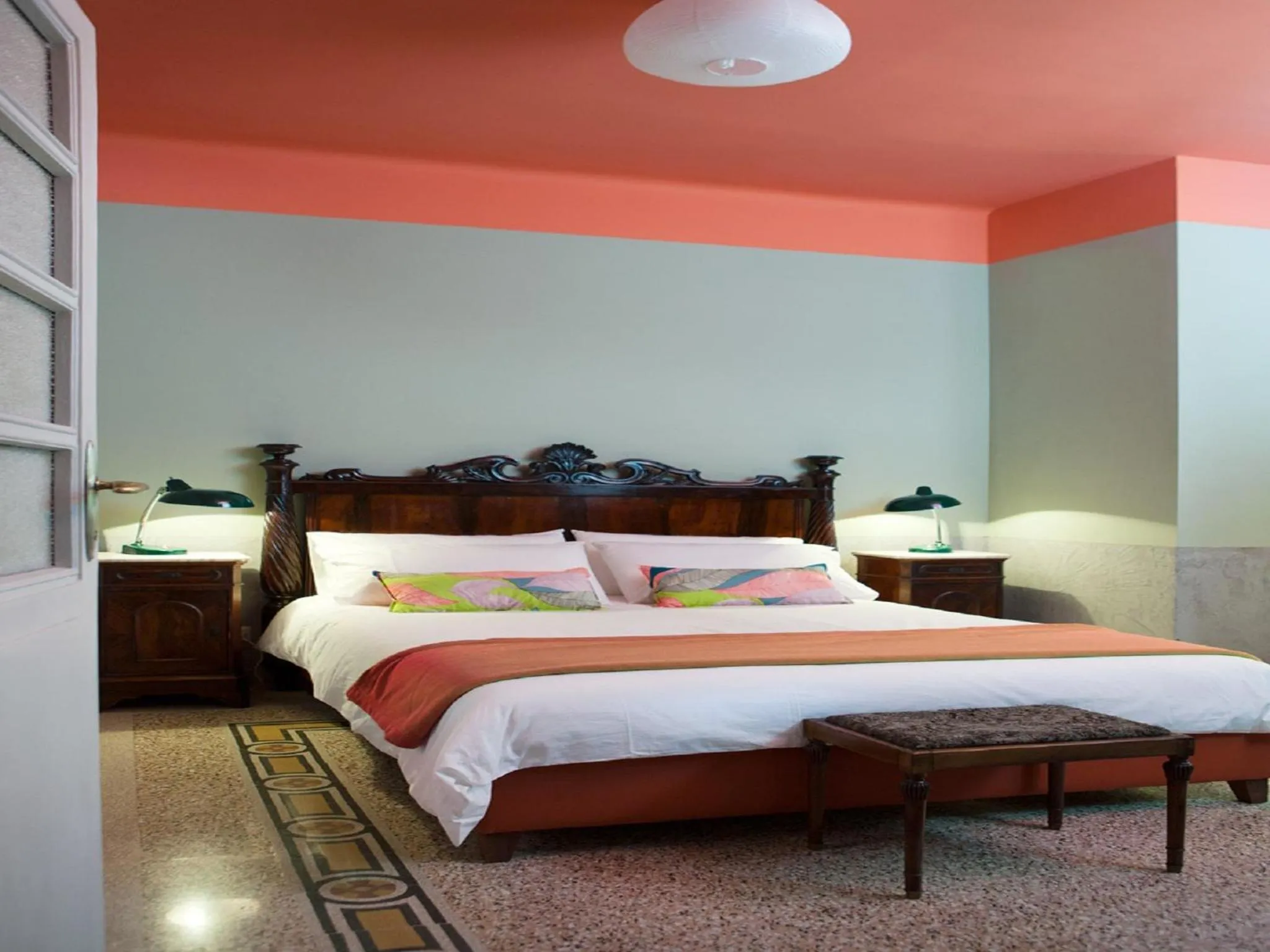 Decorative detail, Bed in PratinnVatican