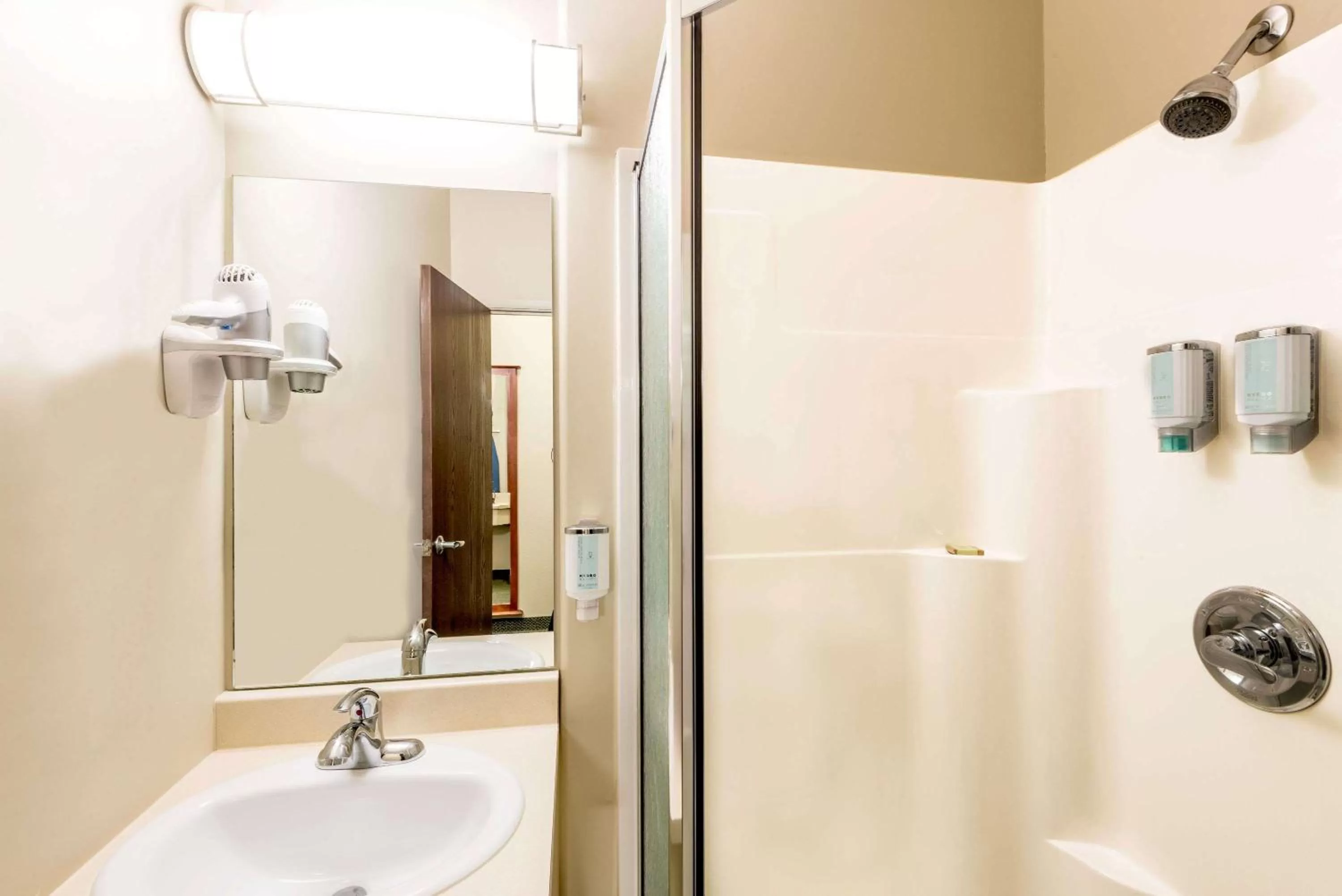 Bathroom in Super 8 by Wyndham Windsor NS