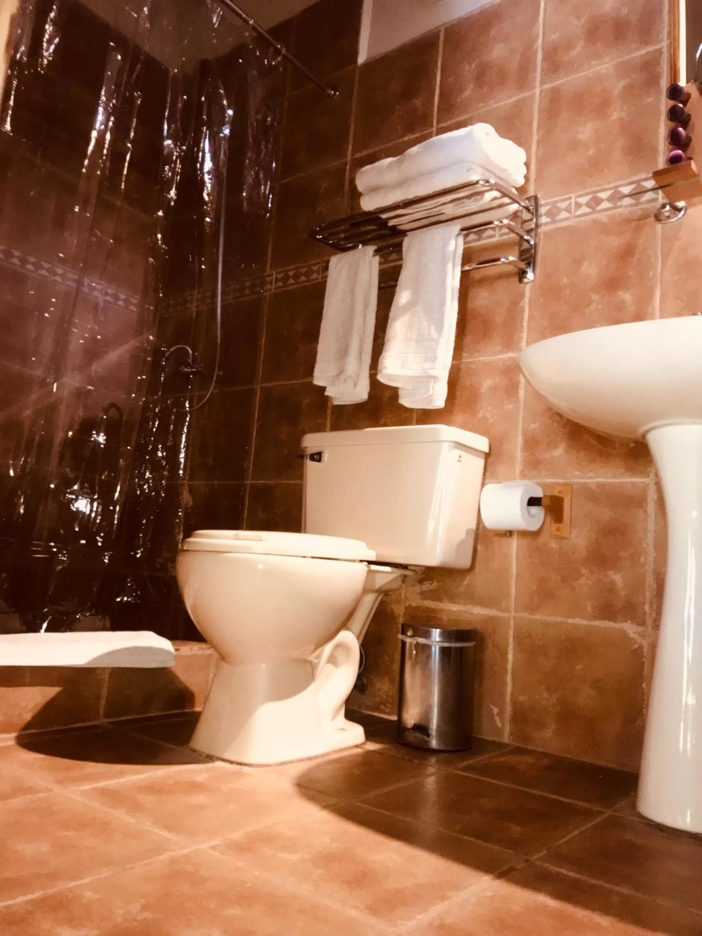 Bathroom in Hotel La Aldea