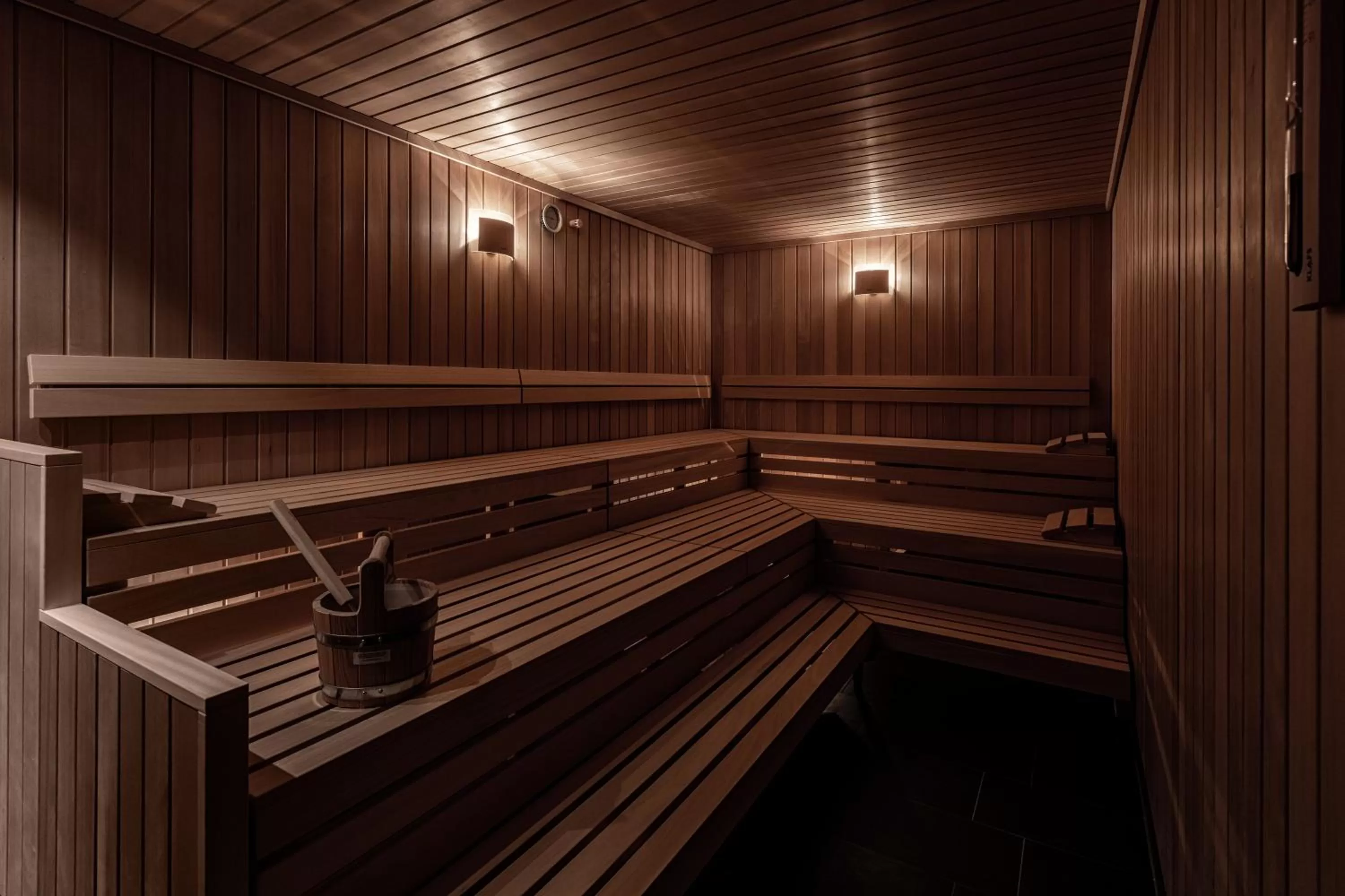 Sauna in AVES Hotel&Apartment Arosa