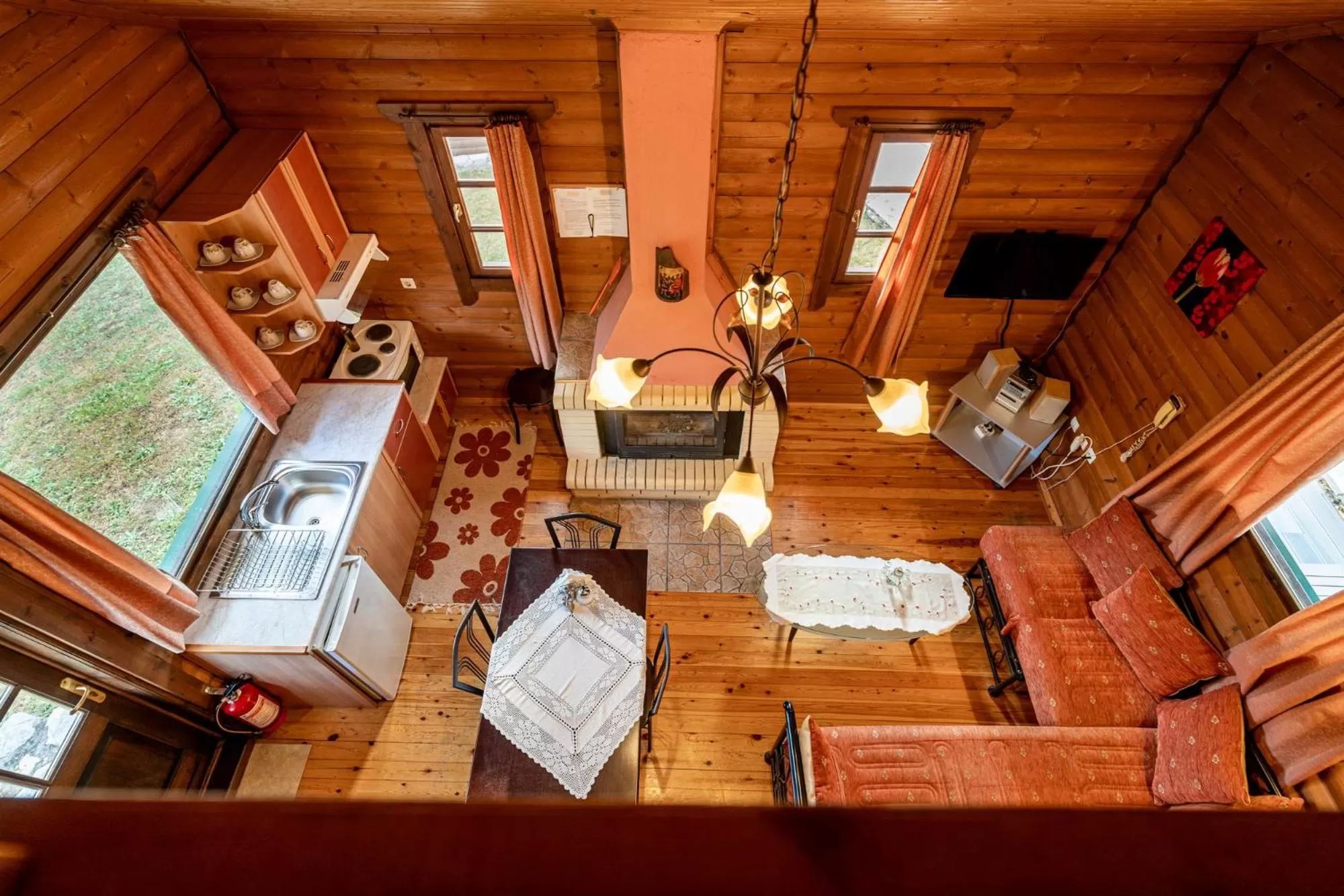 Living room in Chalet Likouresi Village