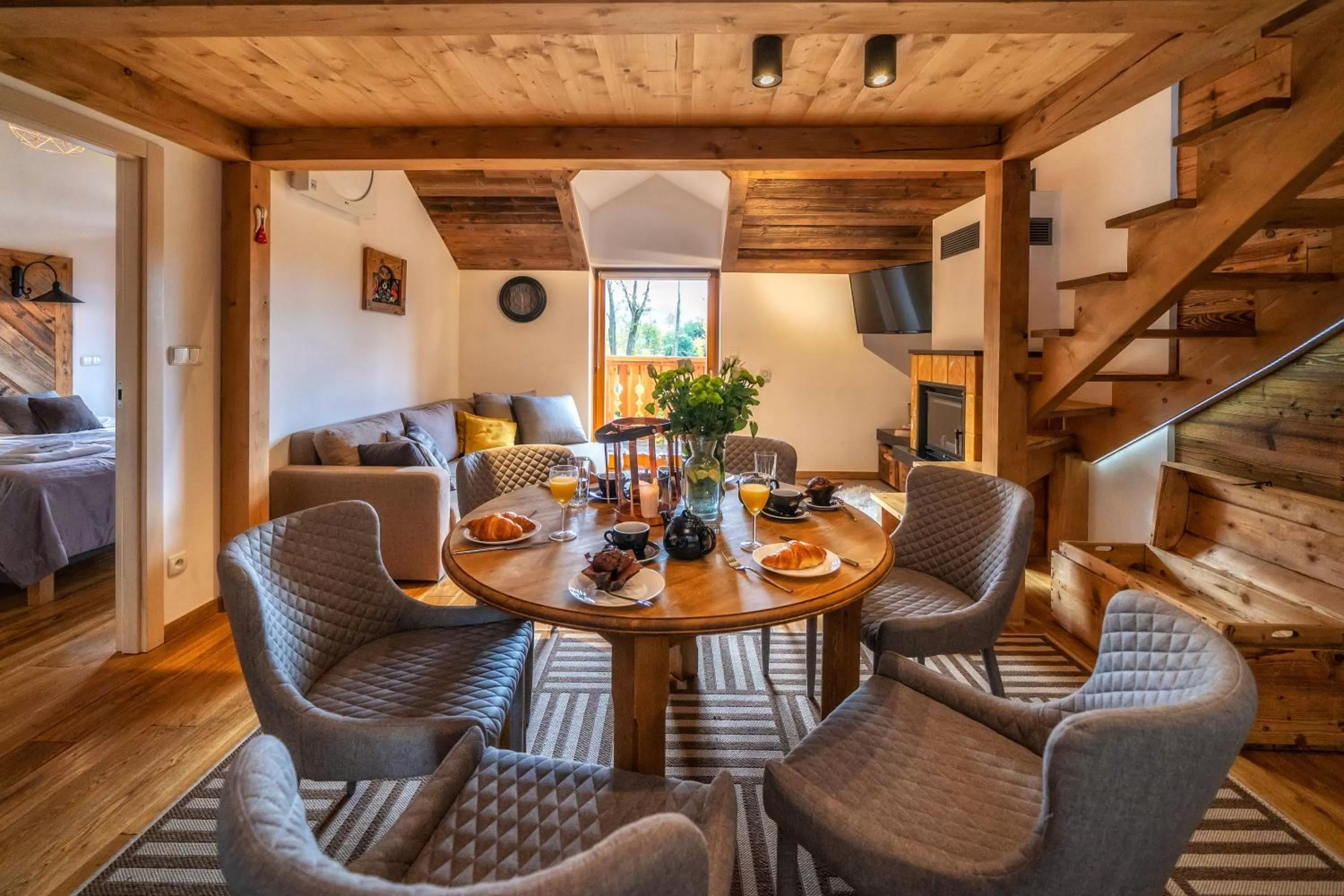 Dining area in Aparthotel Giewont