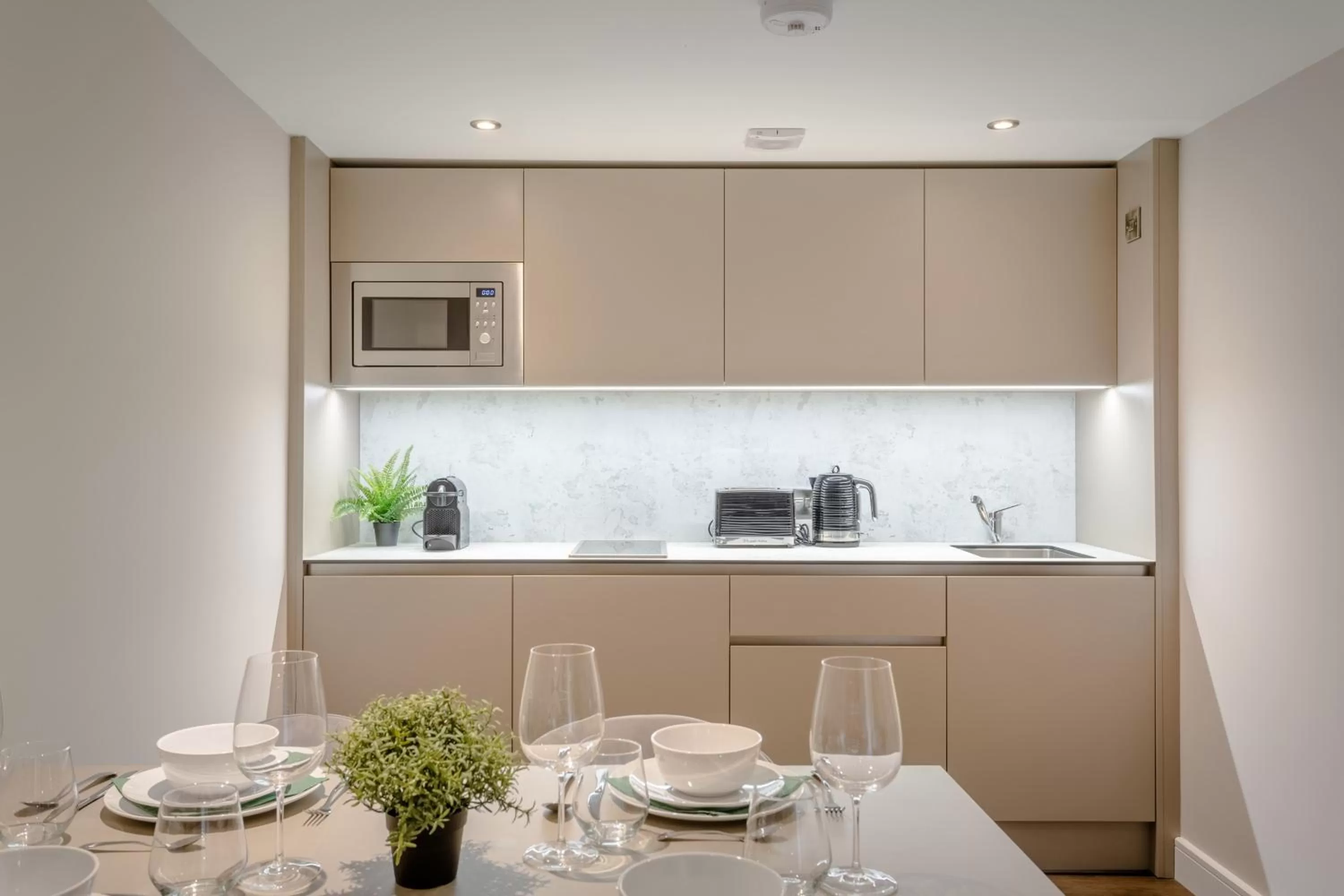 Kitchen or kitchenette in Heritage Mews Nottingham