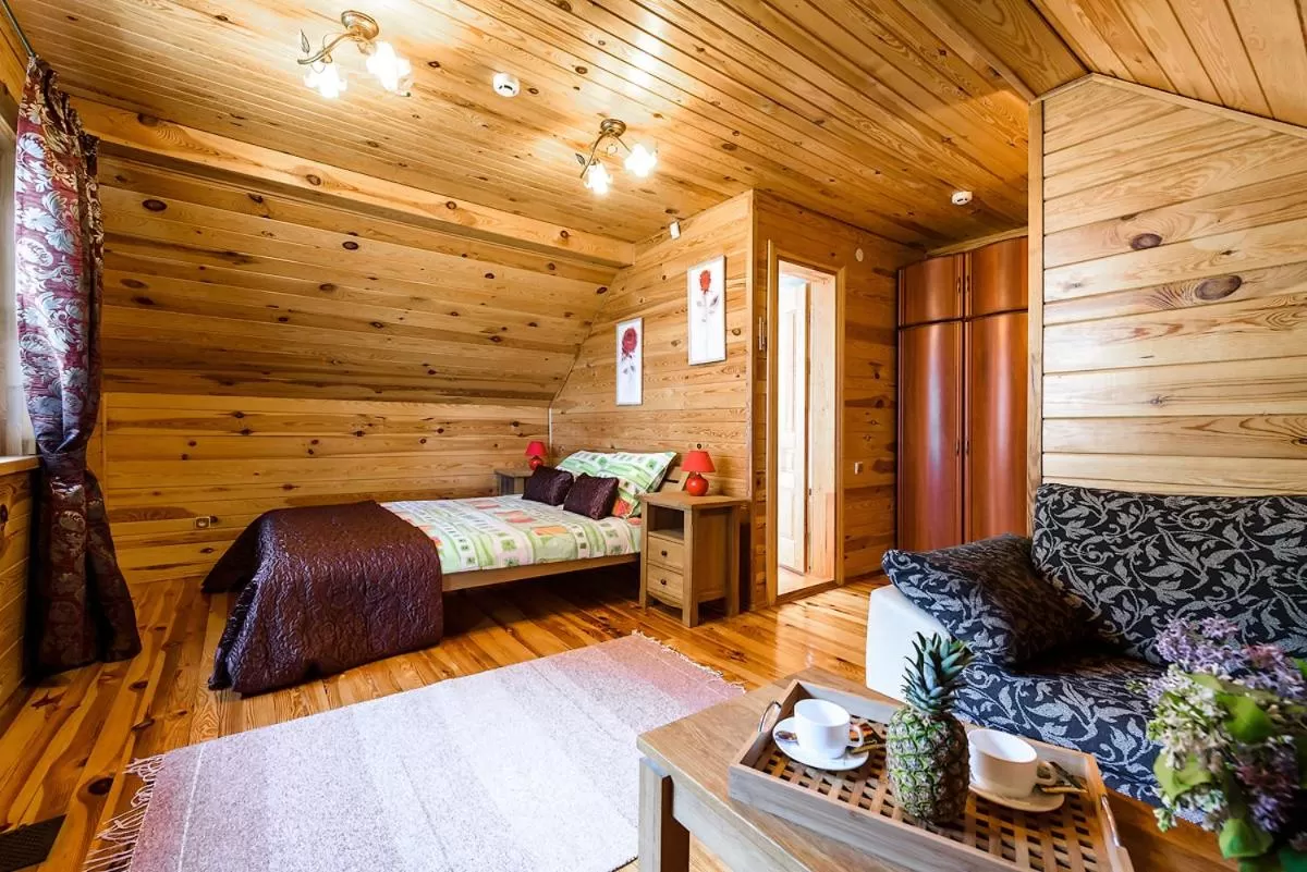 Bed in Svečių namai Smalvas