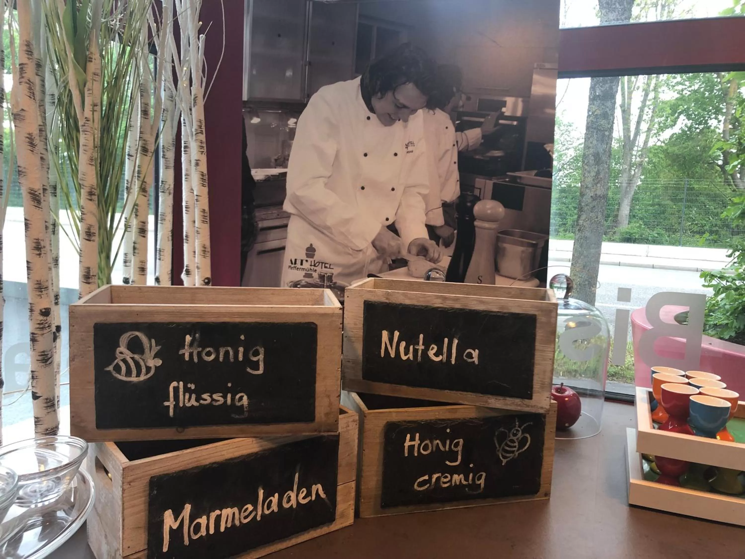 Food and drinks in Arthotel Restaurant Pfeffermühle