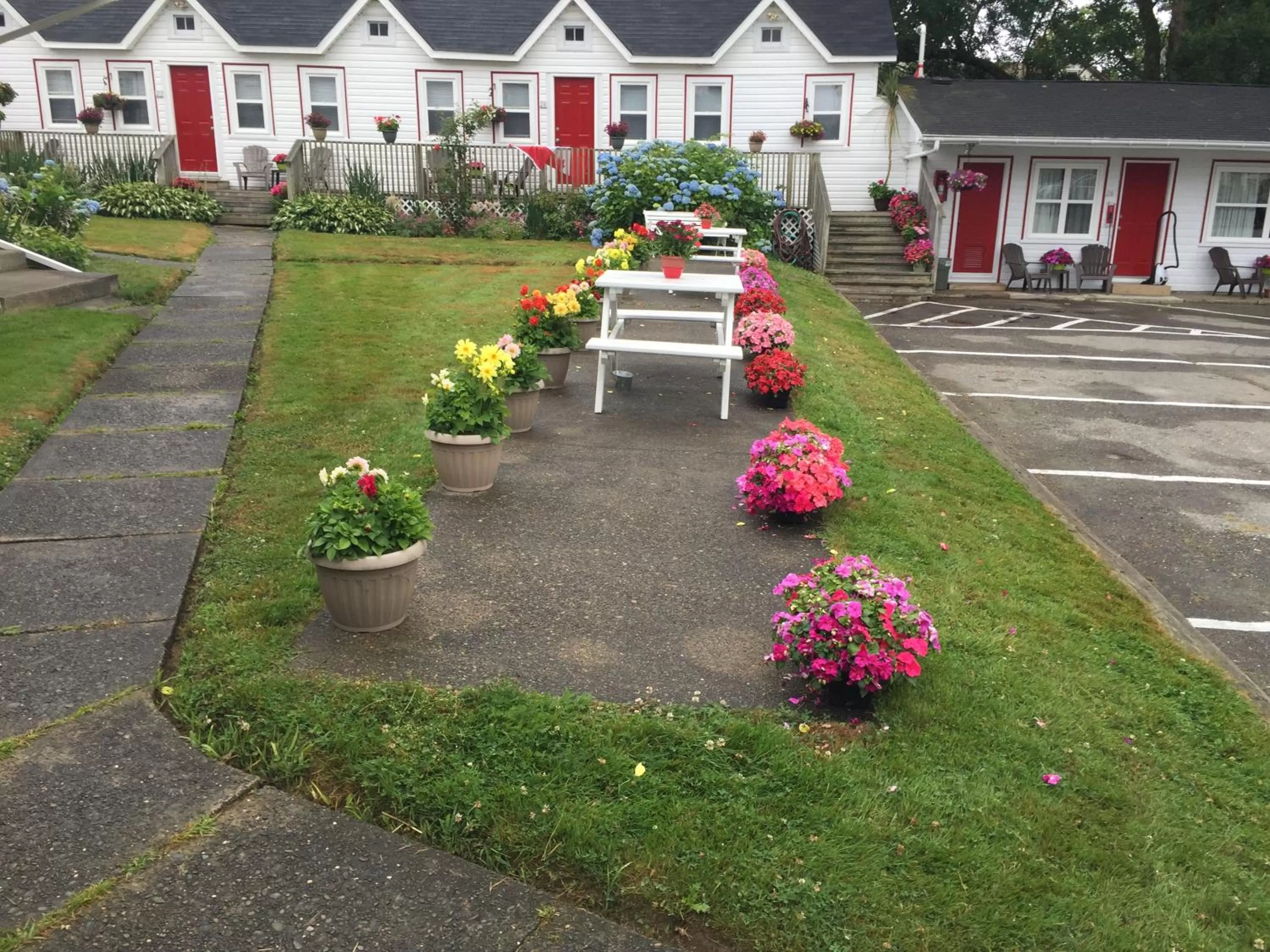 Patio in Lakelawn B&B and Motel