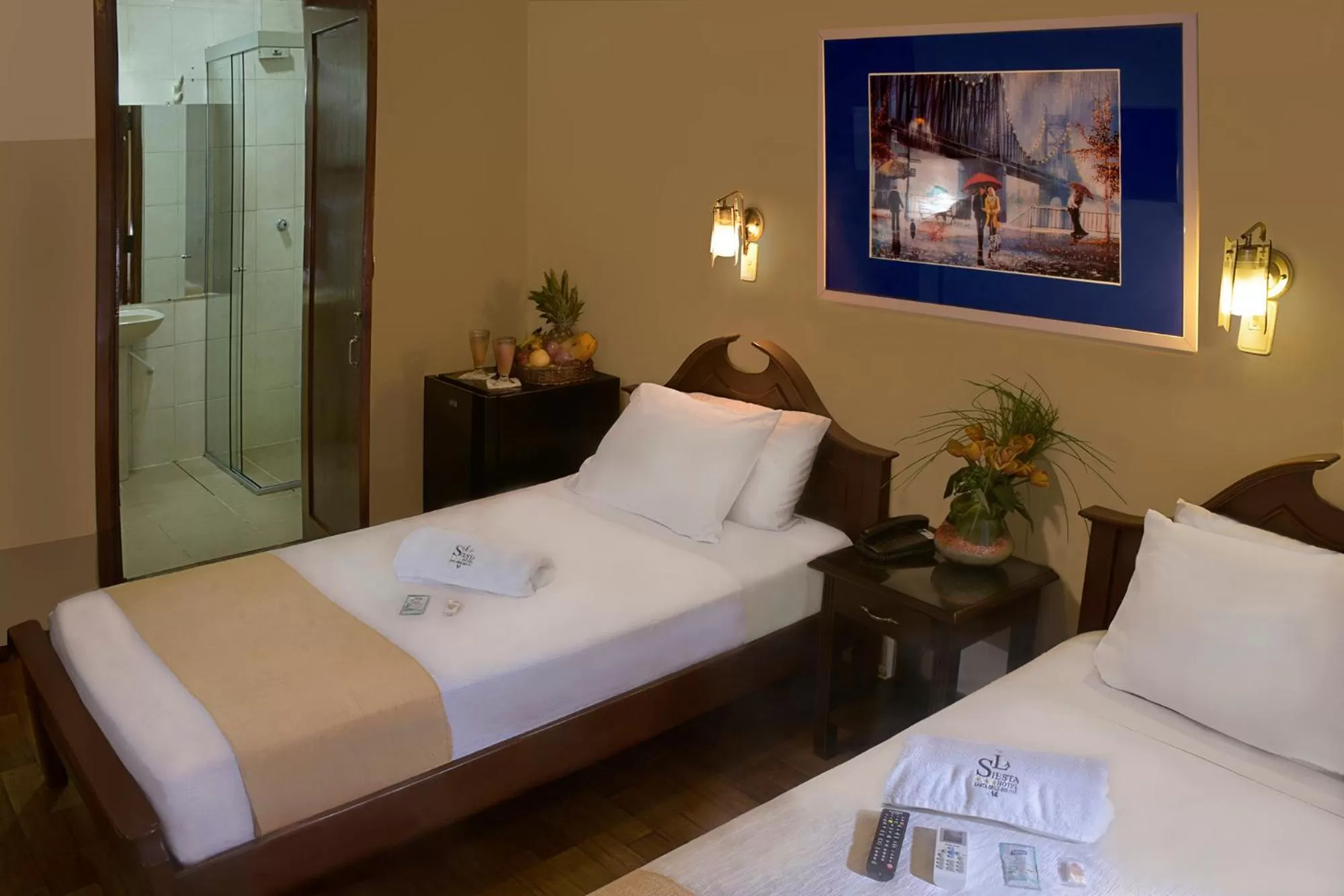 Bedroom, Bed in La Siesta Hotel