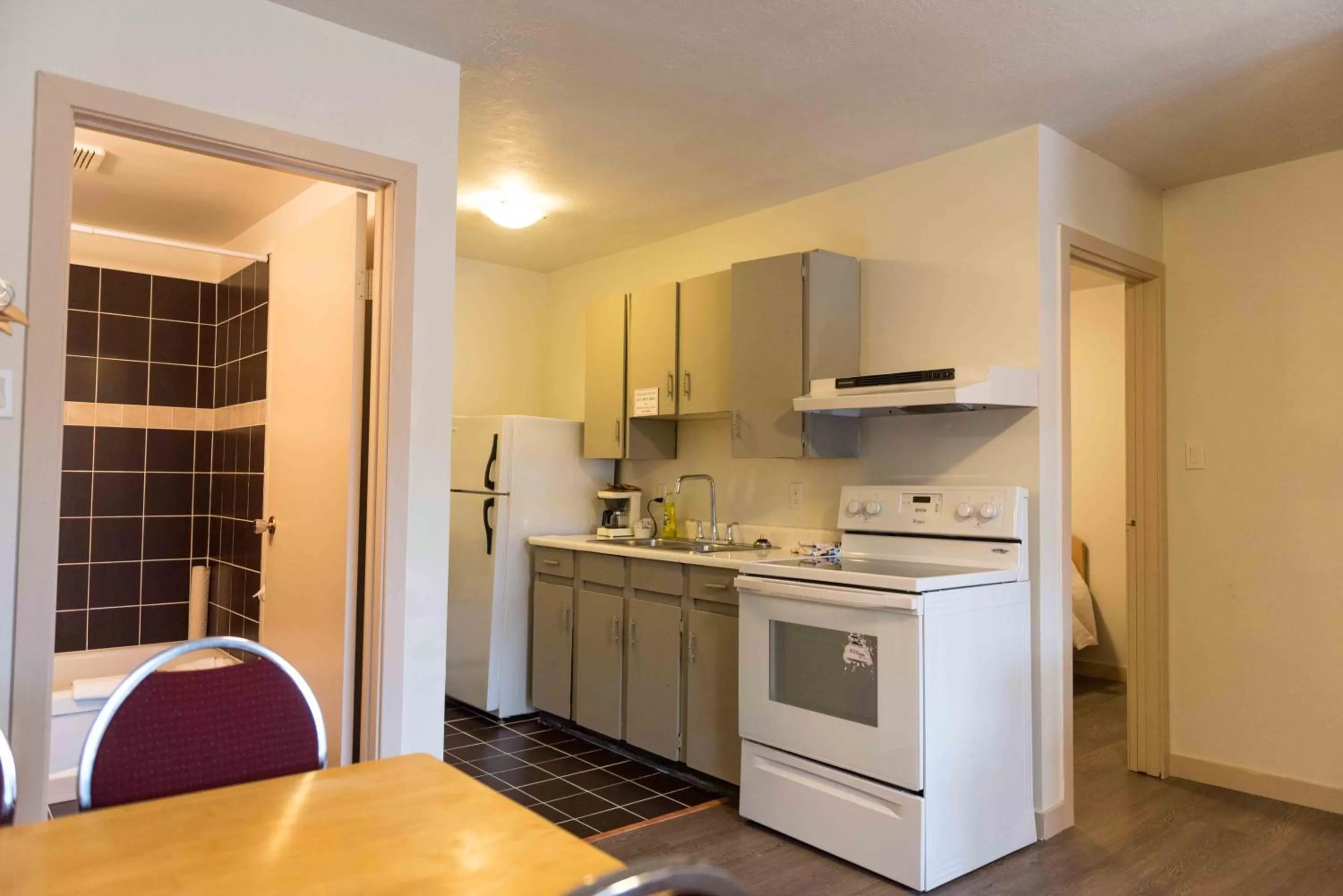 Kitchen/Kitchenette in Radium Park Lodge