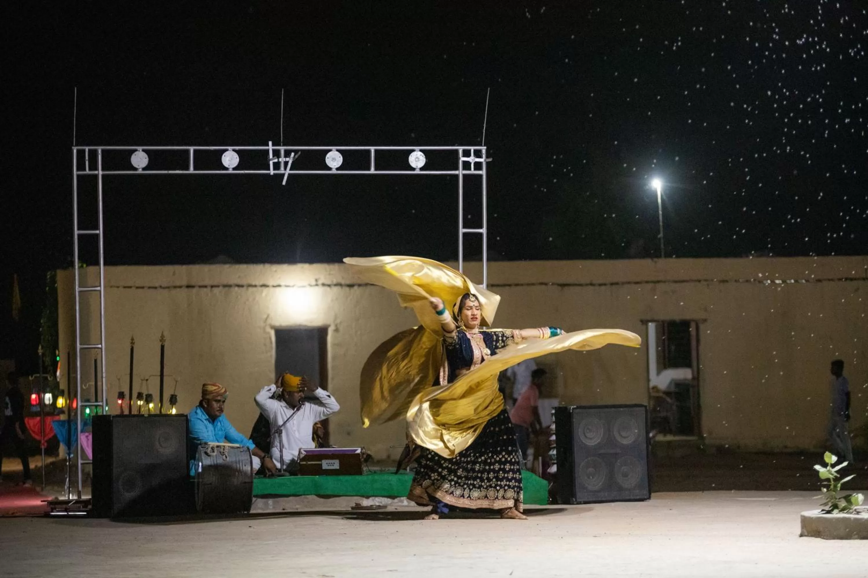 Night in Bhati Desert Camp Sam