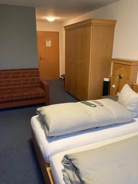 Bedroom, Bed in Gasthof Krone Hotel & Restaurant