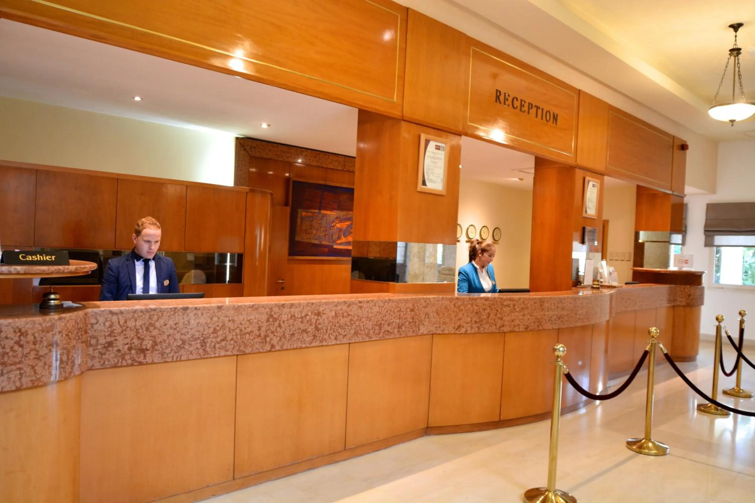 Lobby or reception in Golden Carthage Hotel Tunis