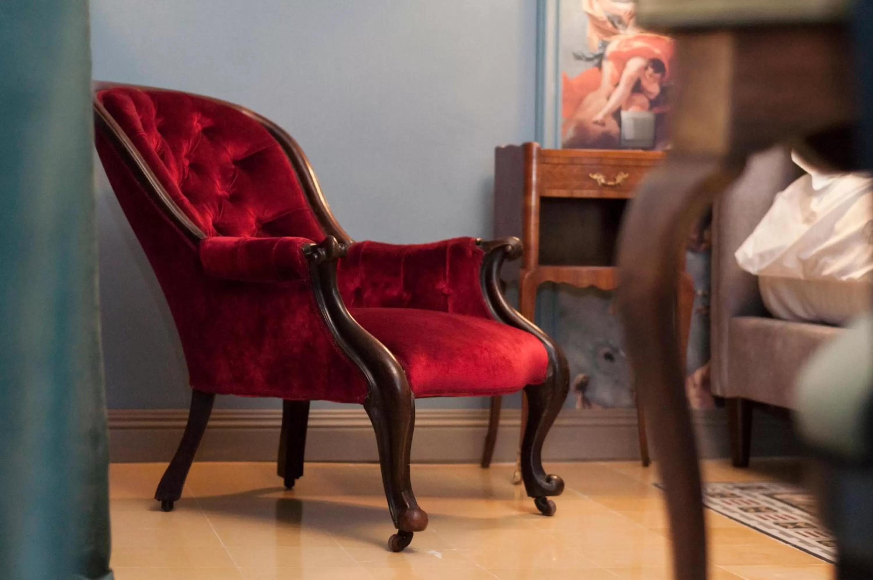 Seating area in The Coleridge Boutique Hotel In Valletta