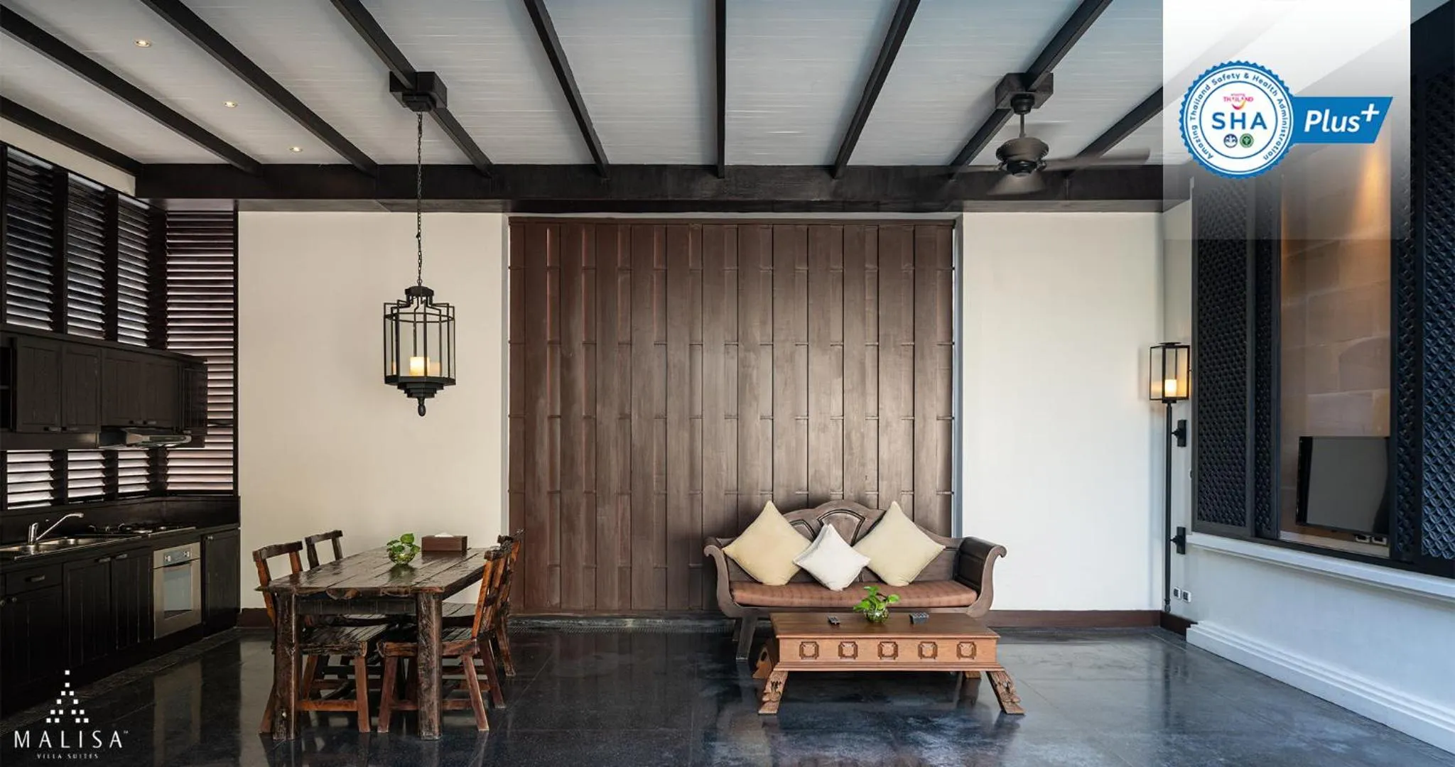 Kitchen or kitchenette in Malisa Villa Suites - SHA Extra Plus