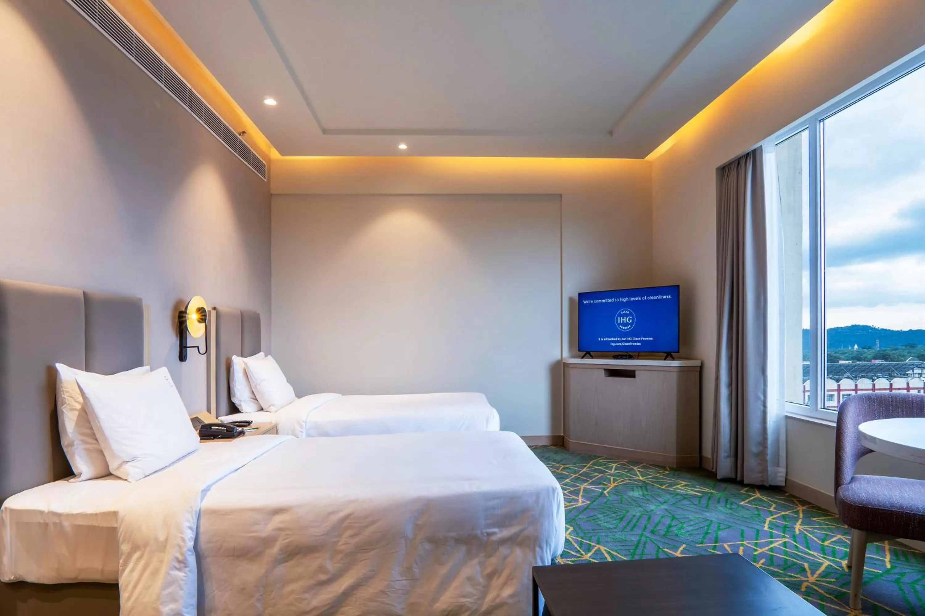 View (from property/room), Bed in Holiday Inn Katra Vaishno Devi by IHG