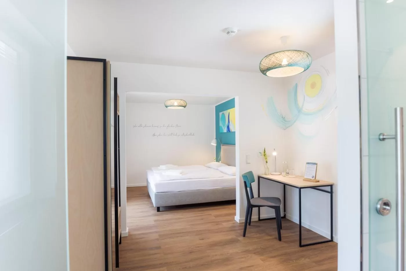 Photo of the whole room, Bed in Hotel & Restaurant Mühlenglück