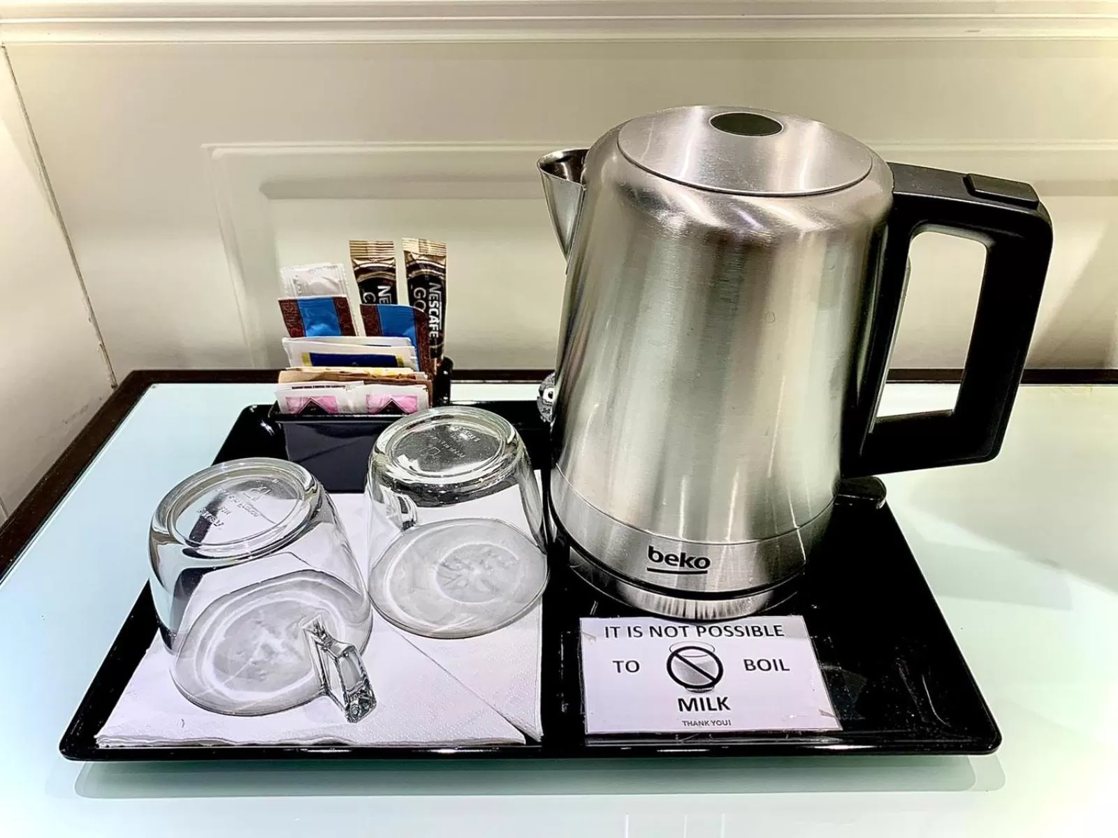 Coffee/tea facilities in Hotel Tito