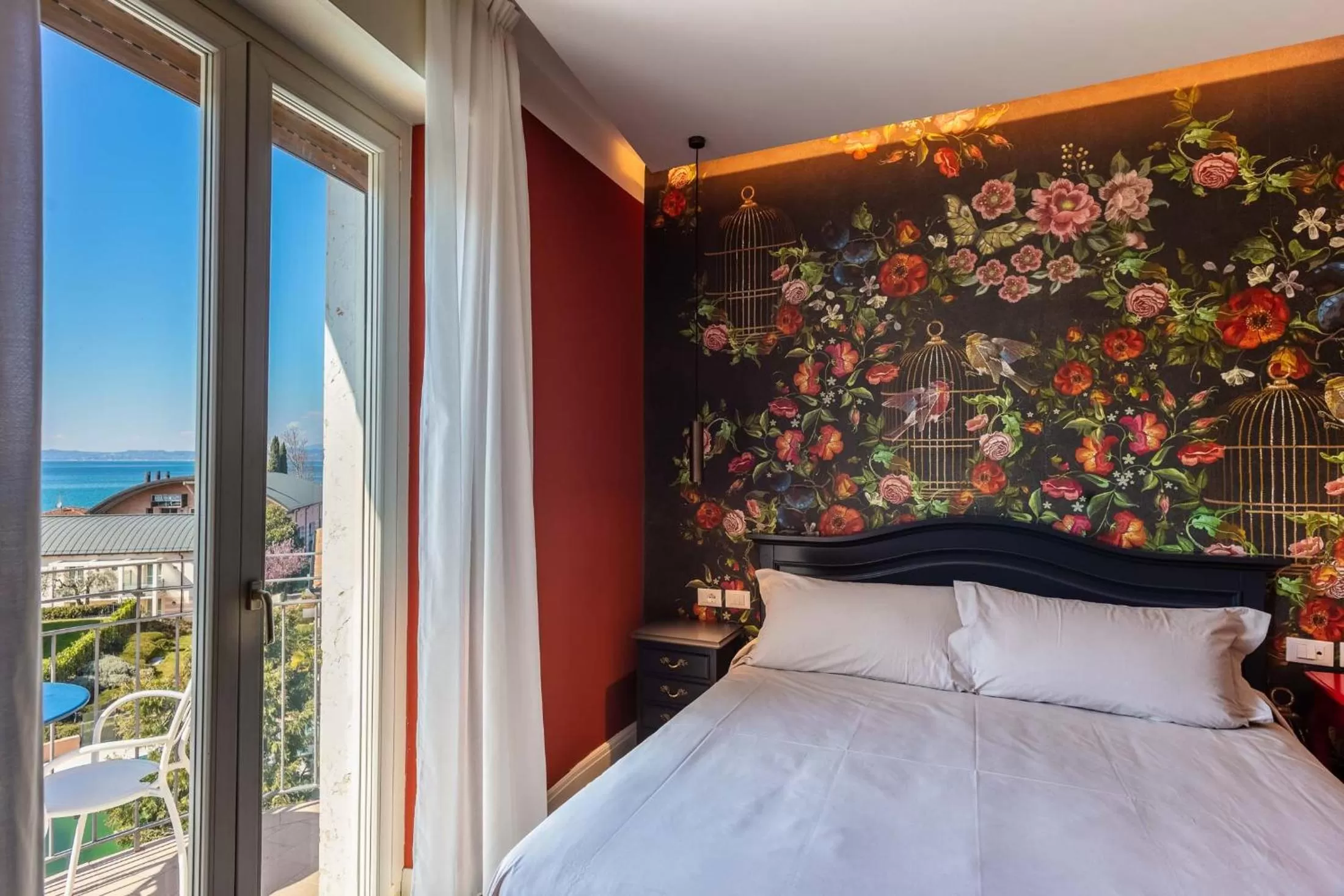 Bed in Art Hotel Ventaglio