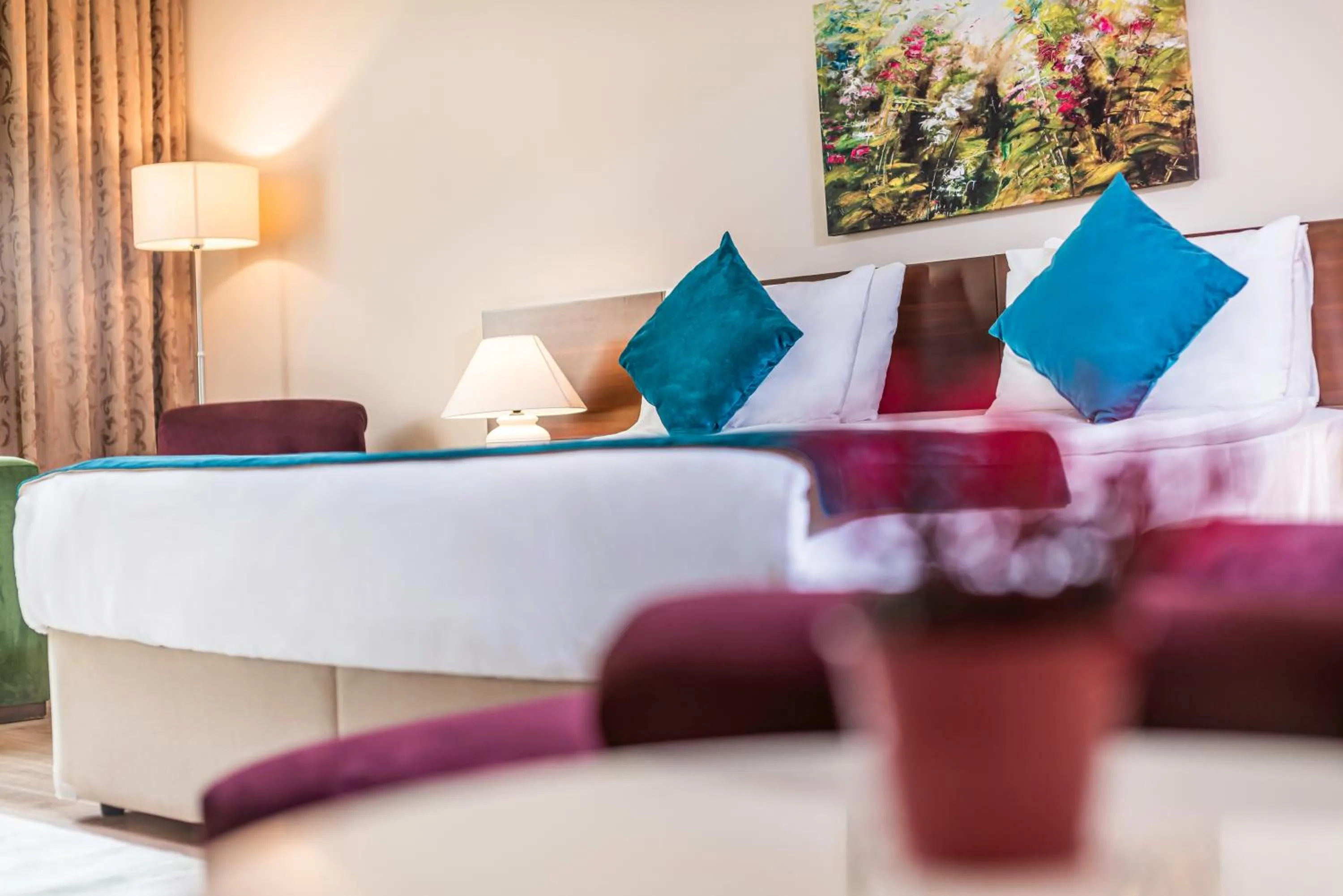 Bed in Rox Hotel Istanbul