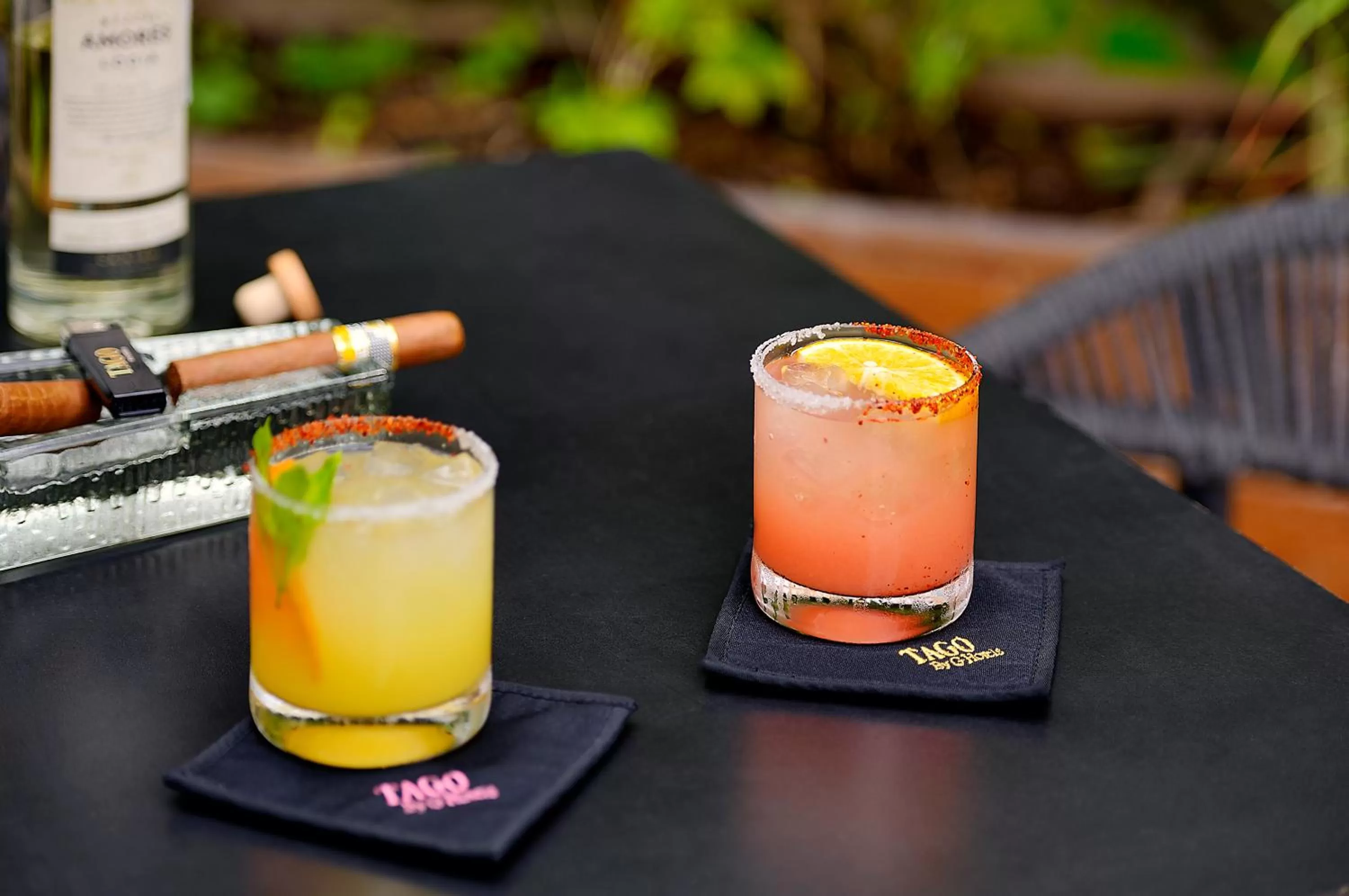 Alcoholic drinks in Tago Tulum by G Hotels