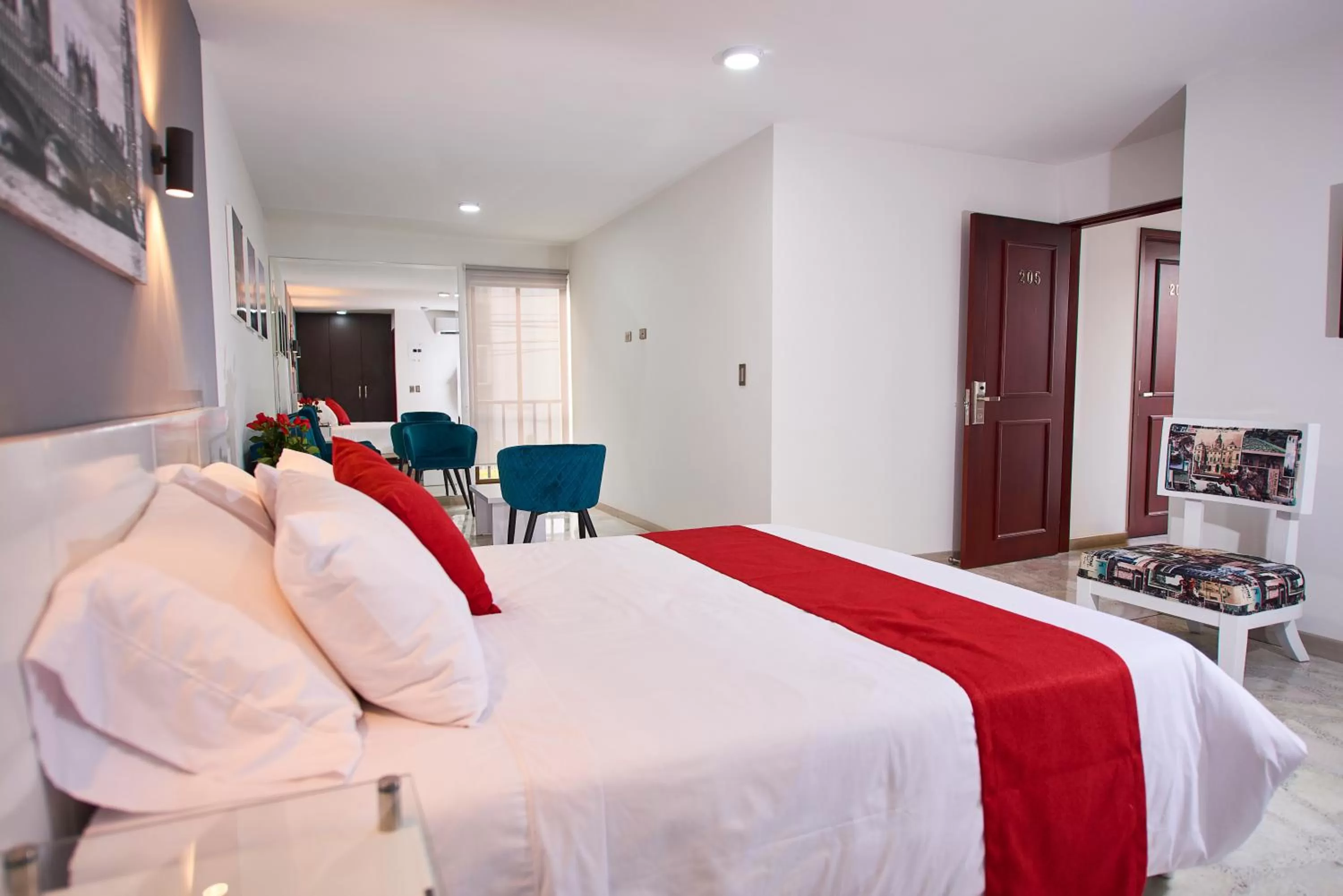 Bed in Casa Esmeralda Hotel Boutique