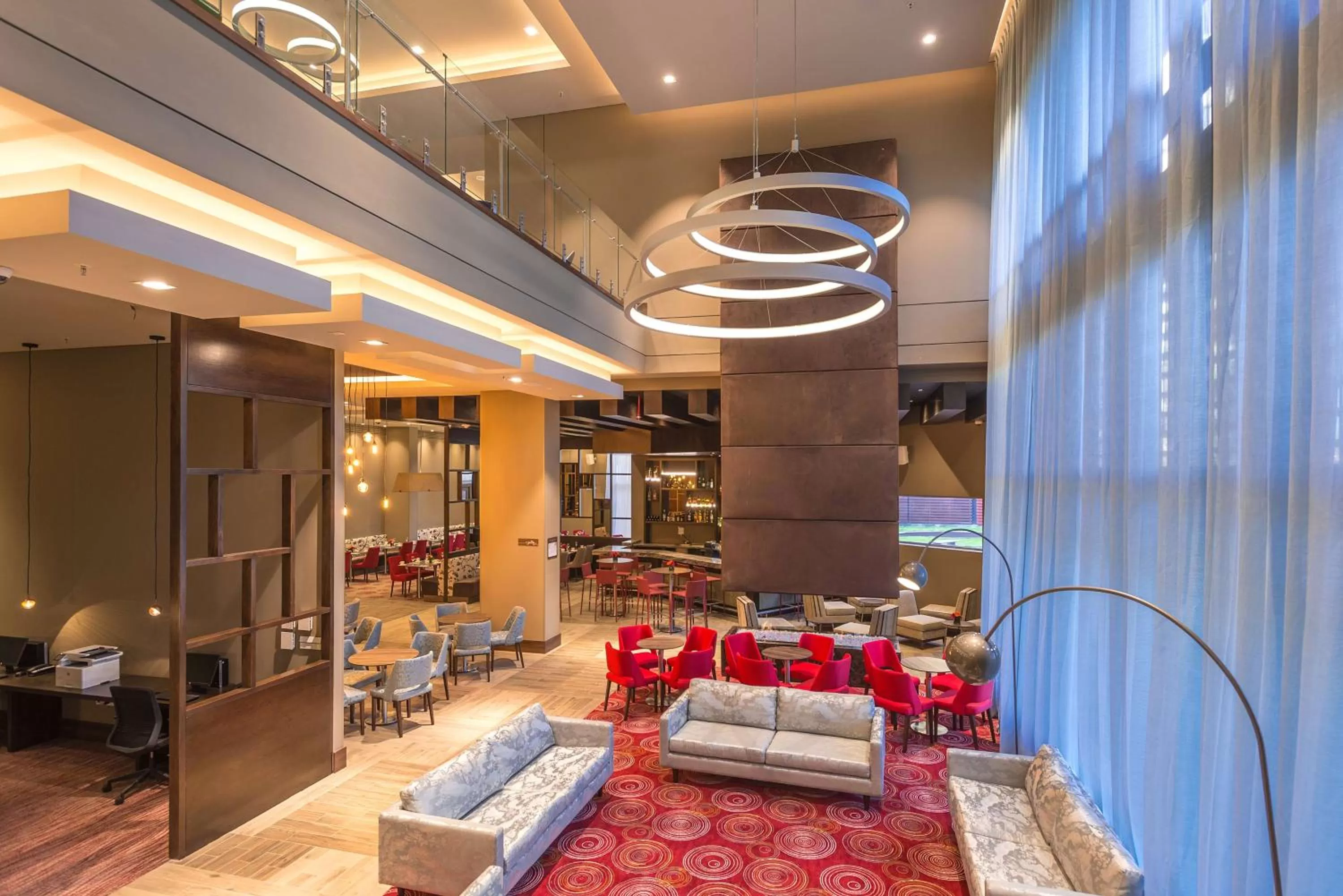 Lobby or reception in Hilton Garden Inn Bogota Airport