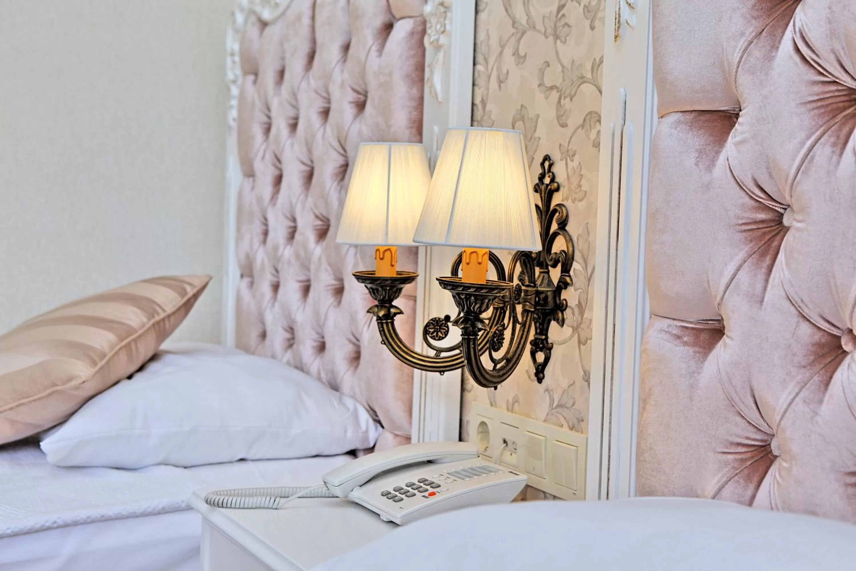 Decorative detail, Bed in Aspen Hotel Kaleiçi