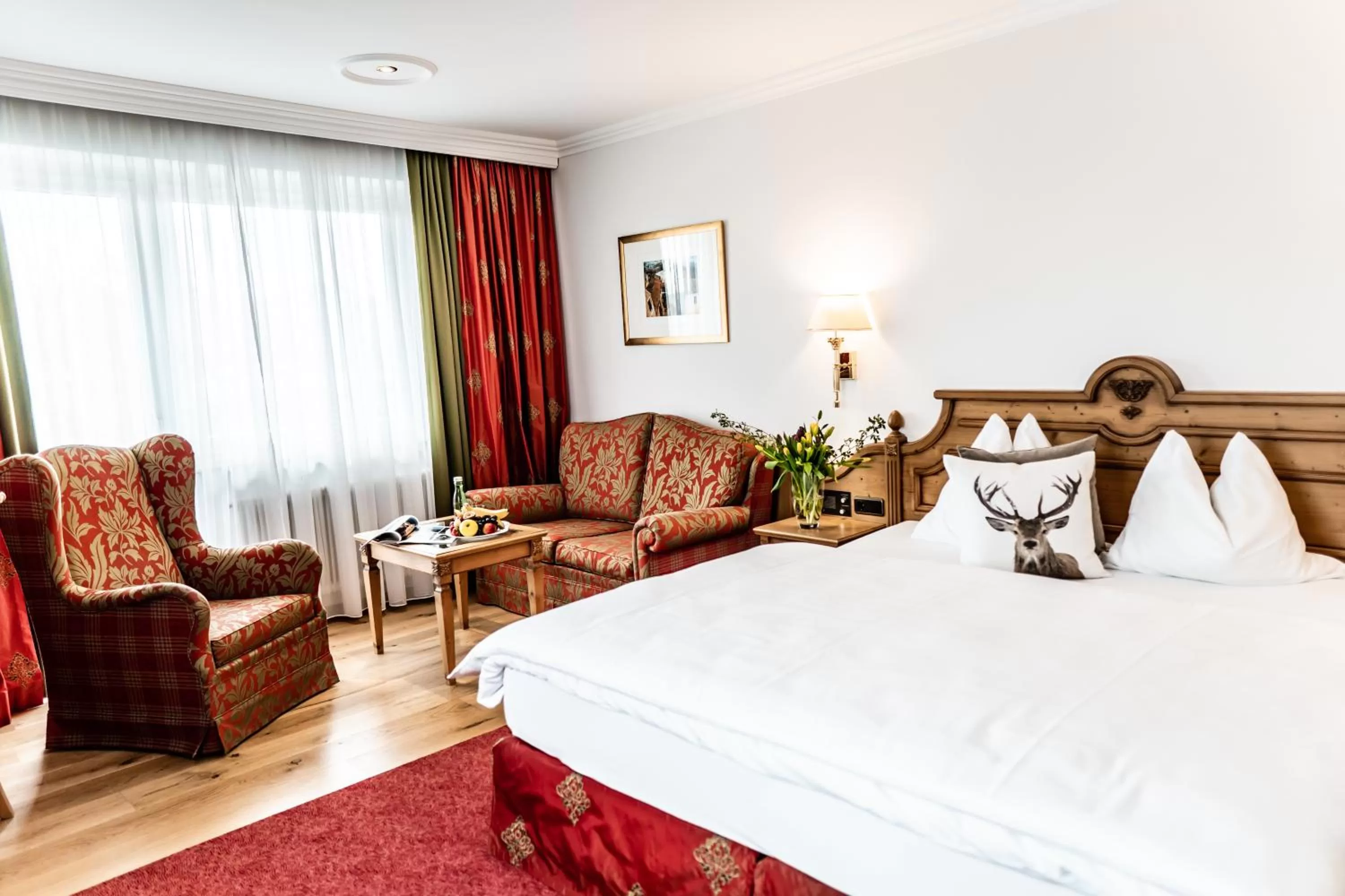 Photo of the whole room, Bed in Hotel Hubertushof