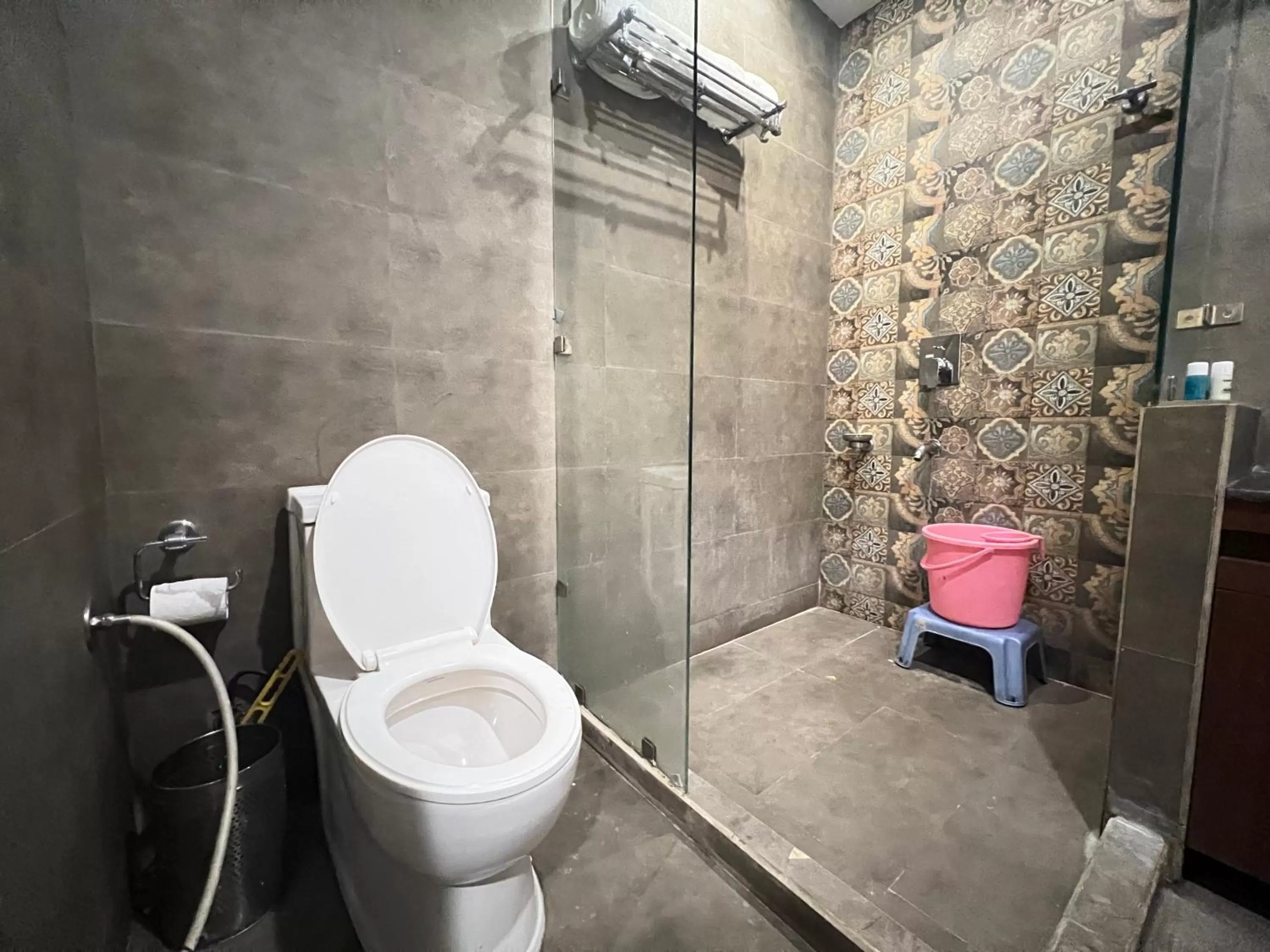 Bathroom in Hotel White Orchid Dalhausie