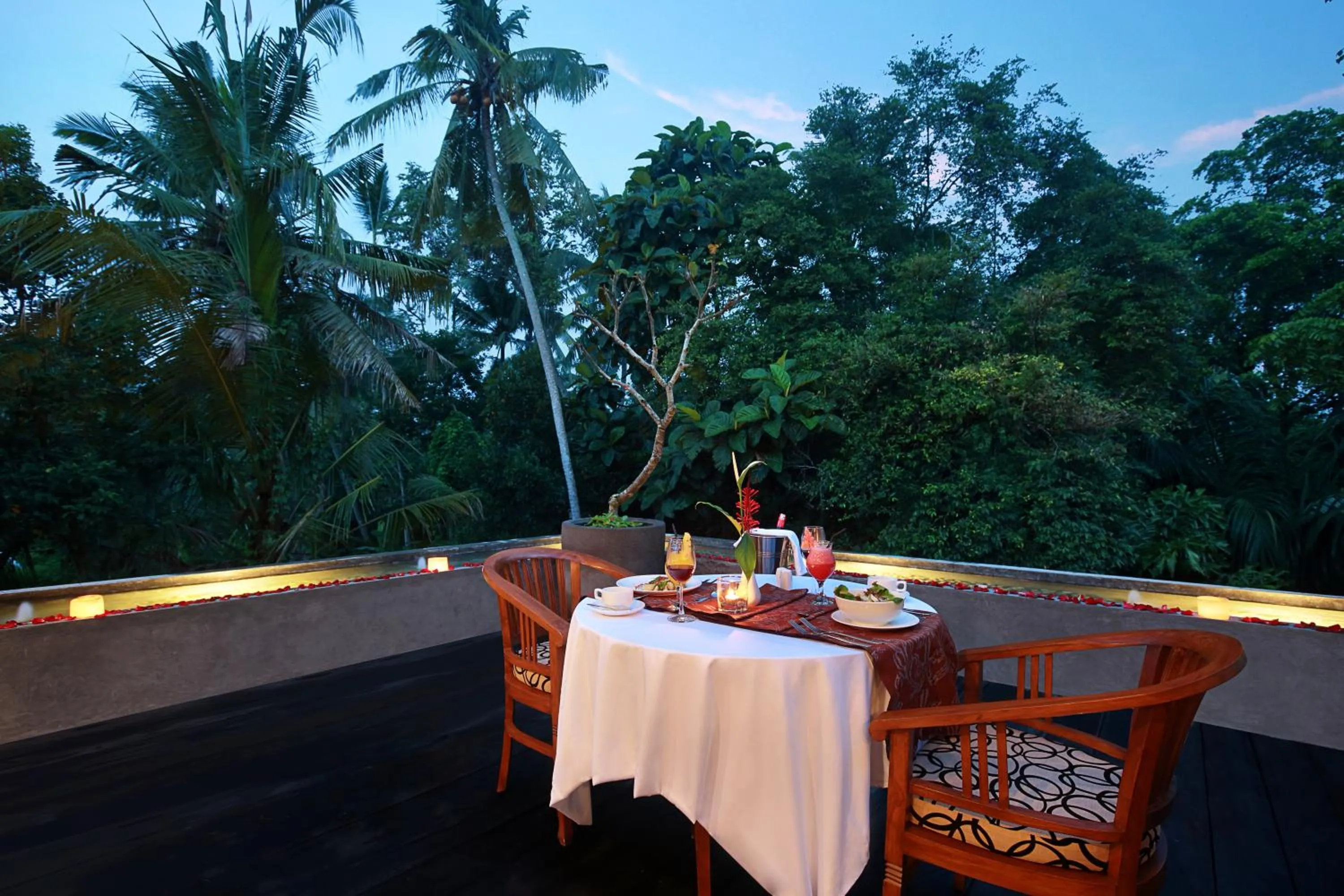 Garden view in Sativa Villas Ubud with Private Pool