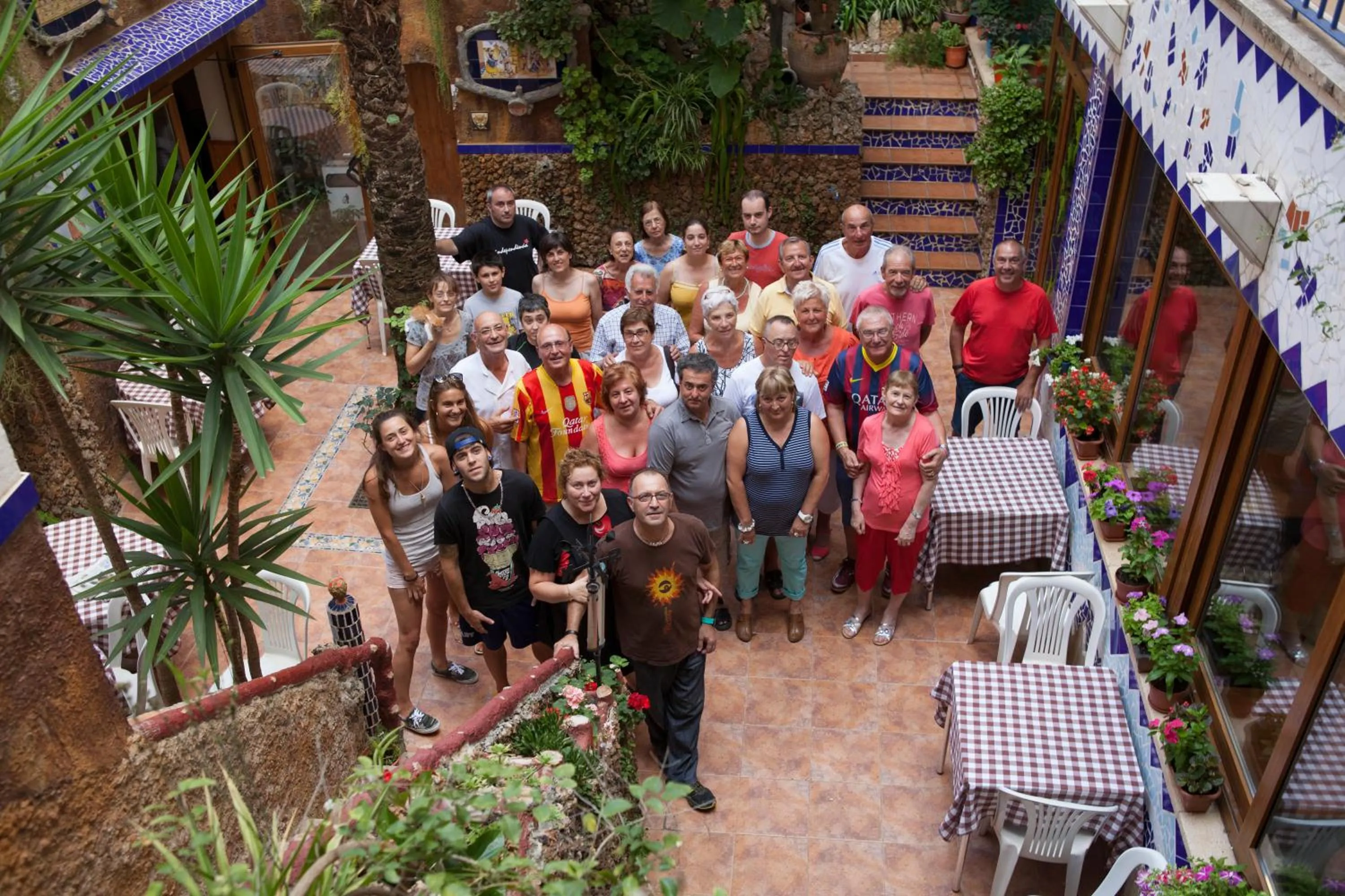 People in El Camí Hotel