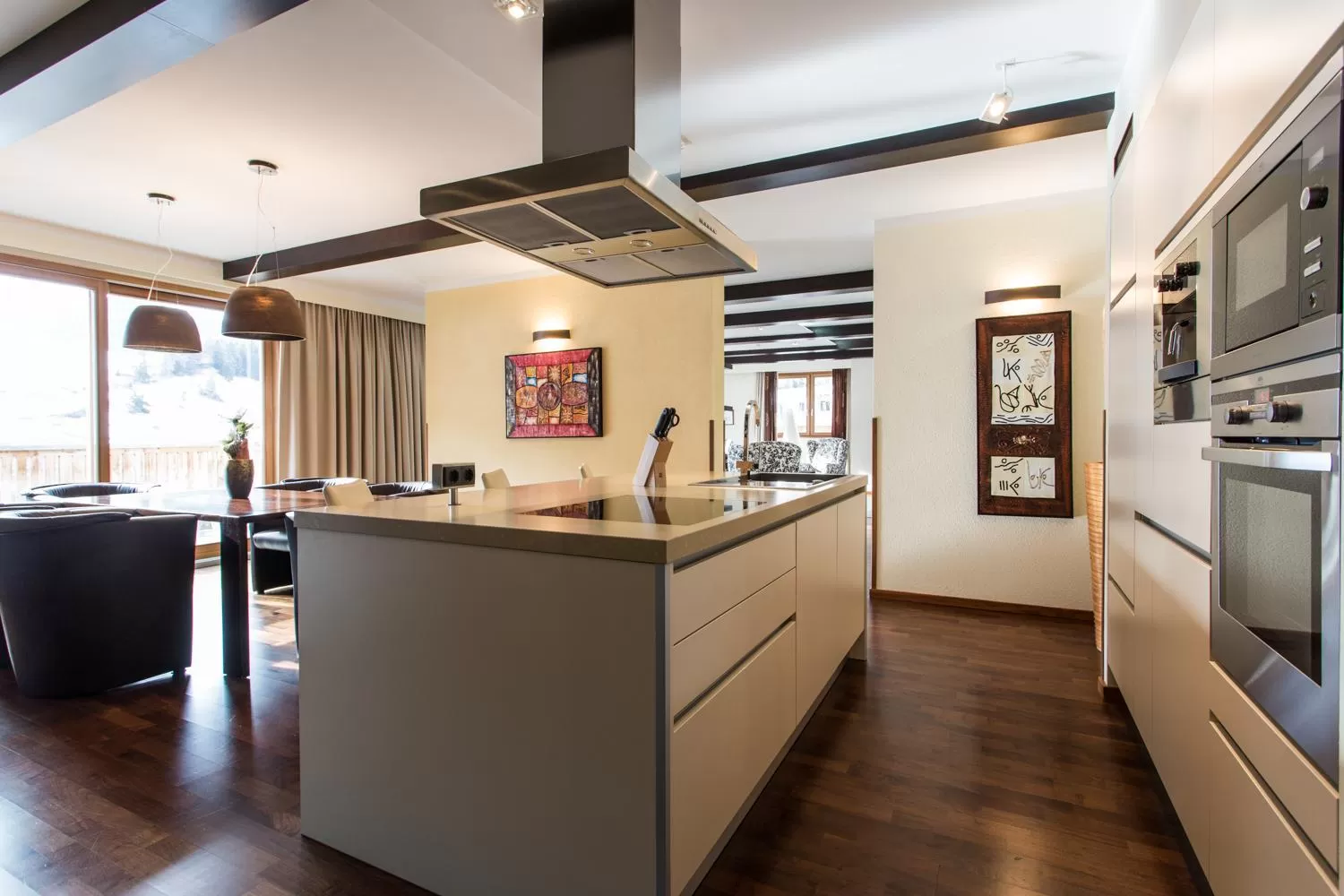 Kitchen or kitchenette in Wellnesshotel Mein Almhof Superior