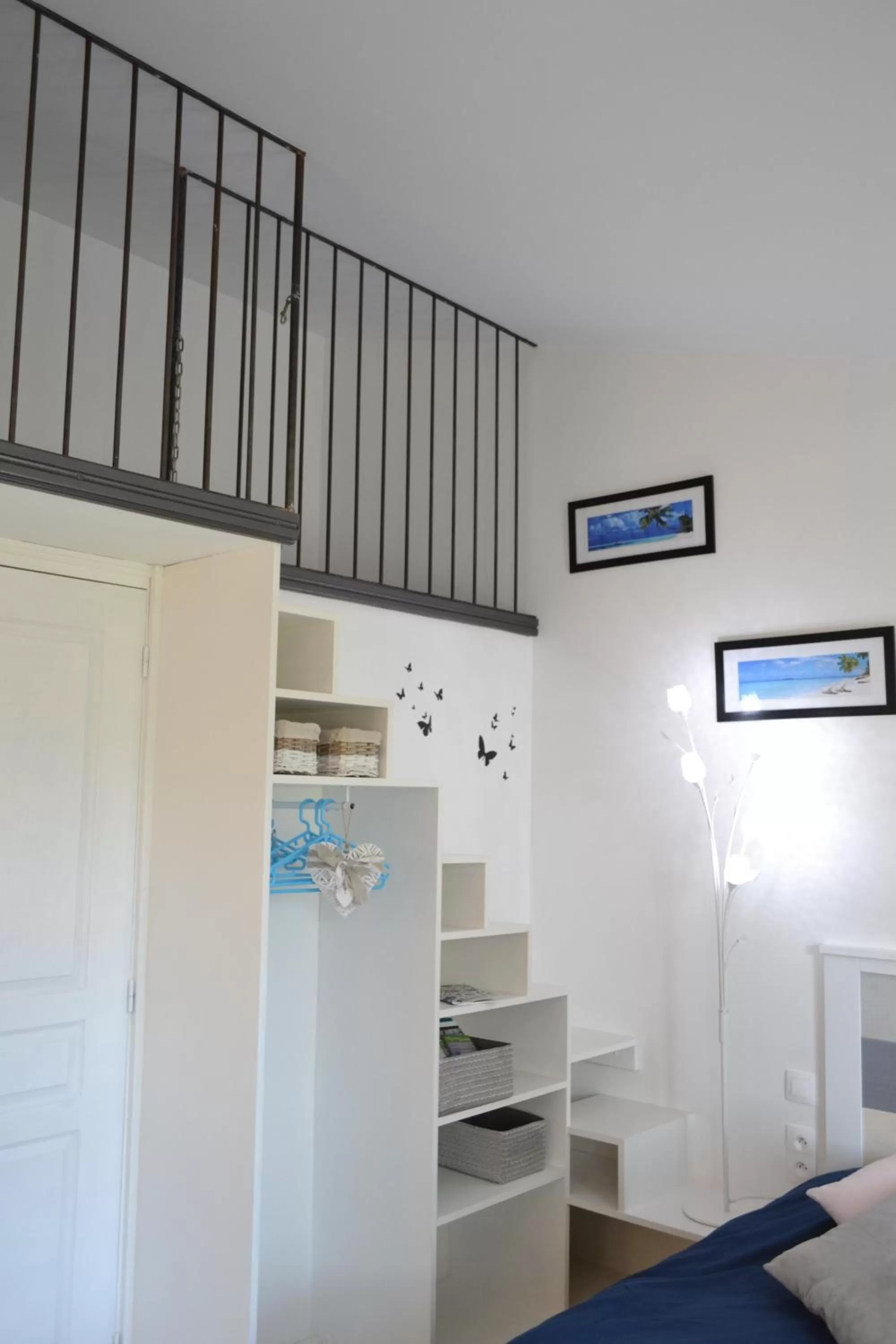 Bedroom, Kitchen/Kitchenette in L'instant bleu