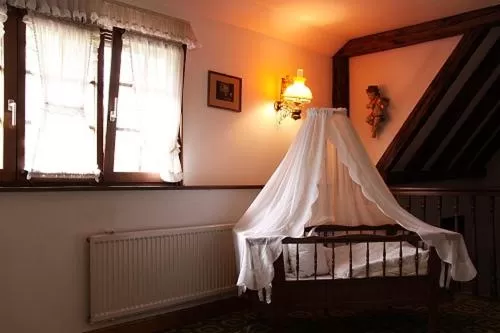 Decorative detail, Bed in Schwarzwaldhotel Stollen