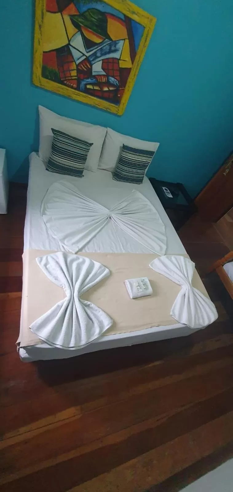 Bed in Pousada Beluga