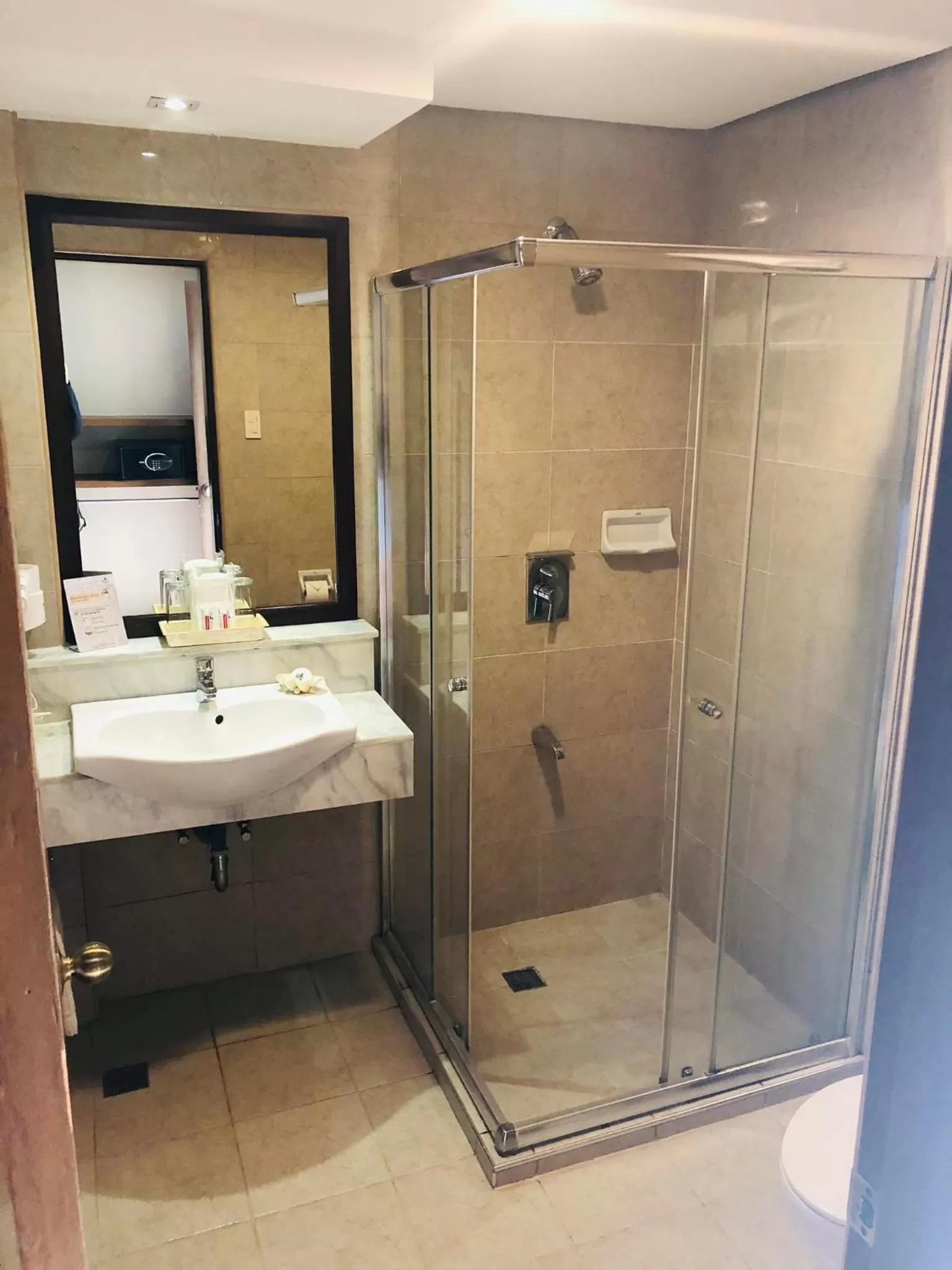 Shower in MO2 Lagoon Coron