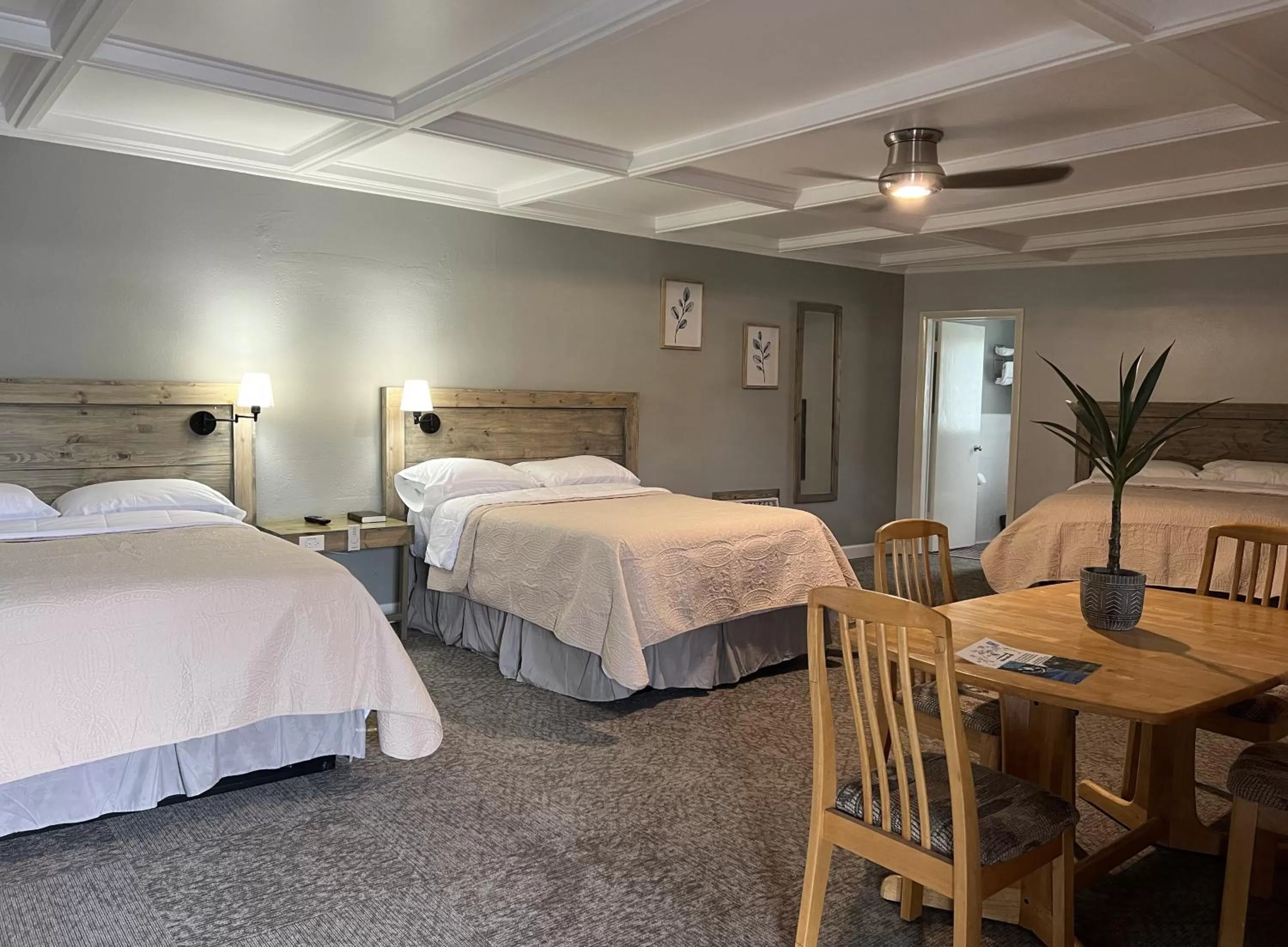 Bed in BlueGem Motel