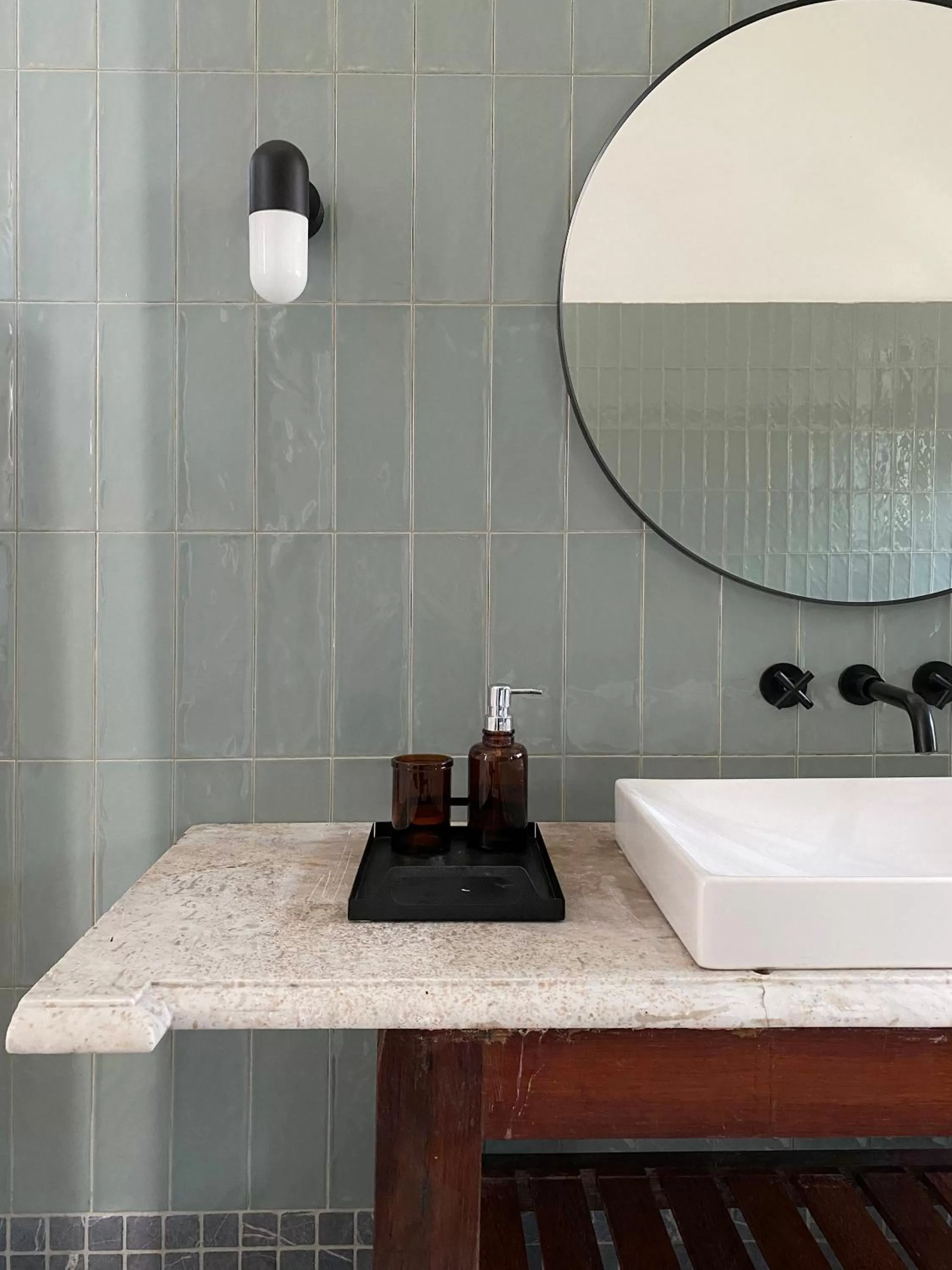 Bathroom in Cheong Fatt Tze - The Blue Mansion